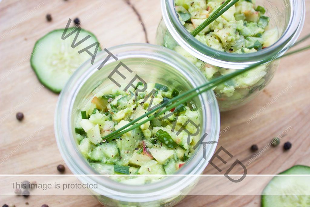 avocado cucumber salad