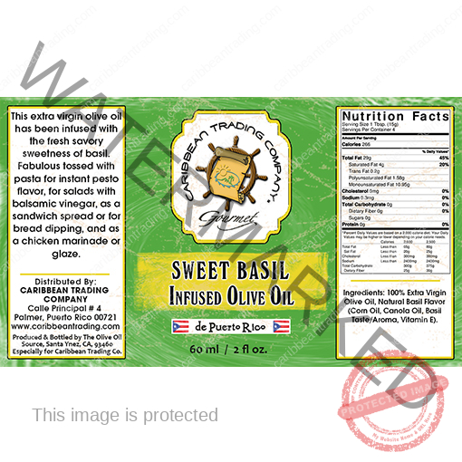 Sweet Basil Olive Oil - Image 2
