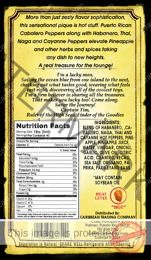 Pique Criollo Piña Buena Pineapple - Image 3