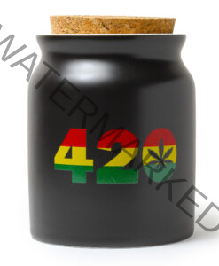 420 Rasta Color Stash Jar