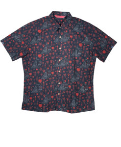 Sailboat- Caribbean-Button Down Shirt