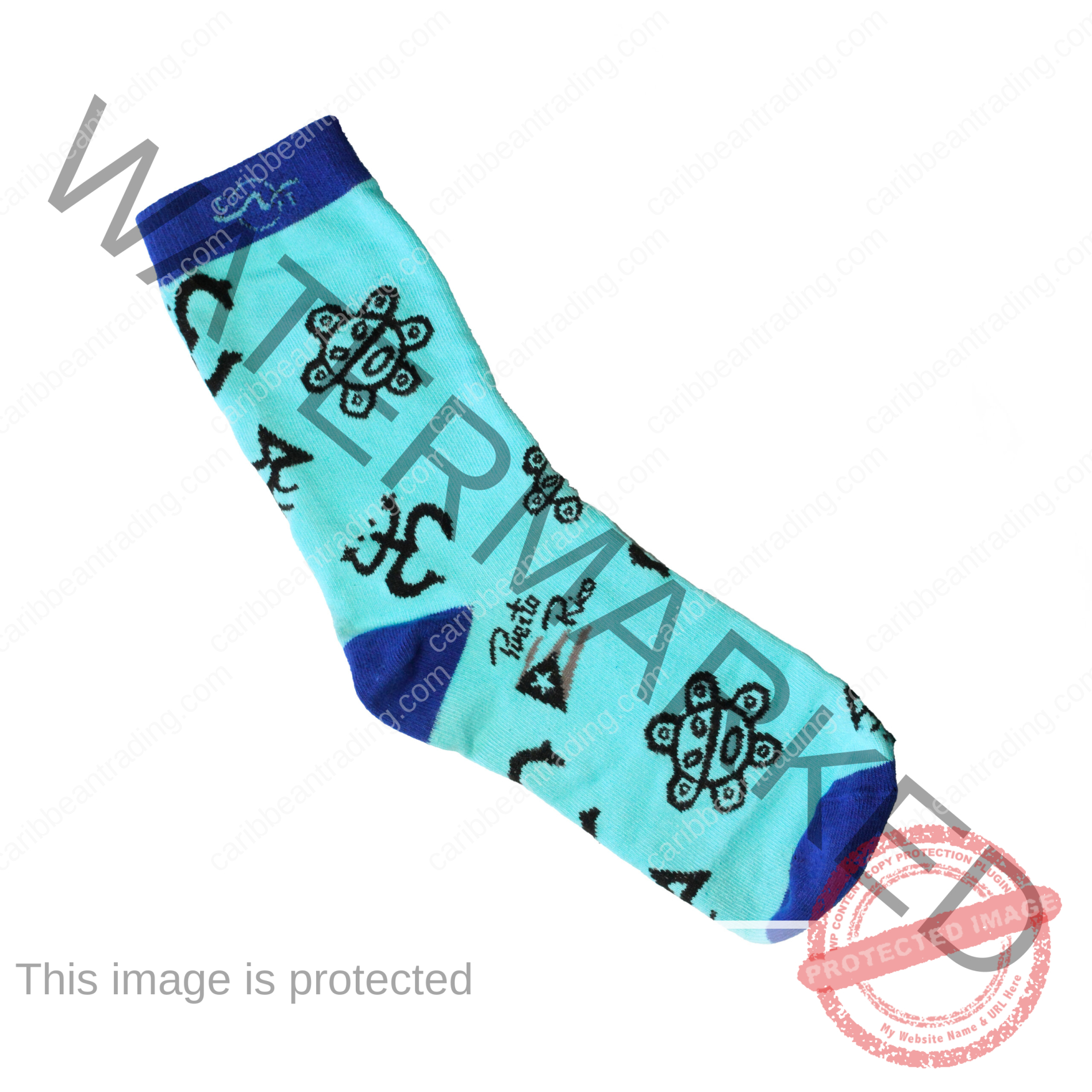 Tropical Socks Taino Symbols - Image 5