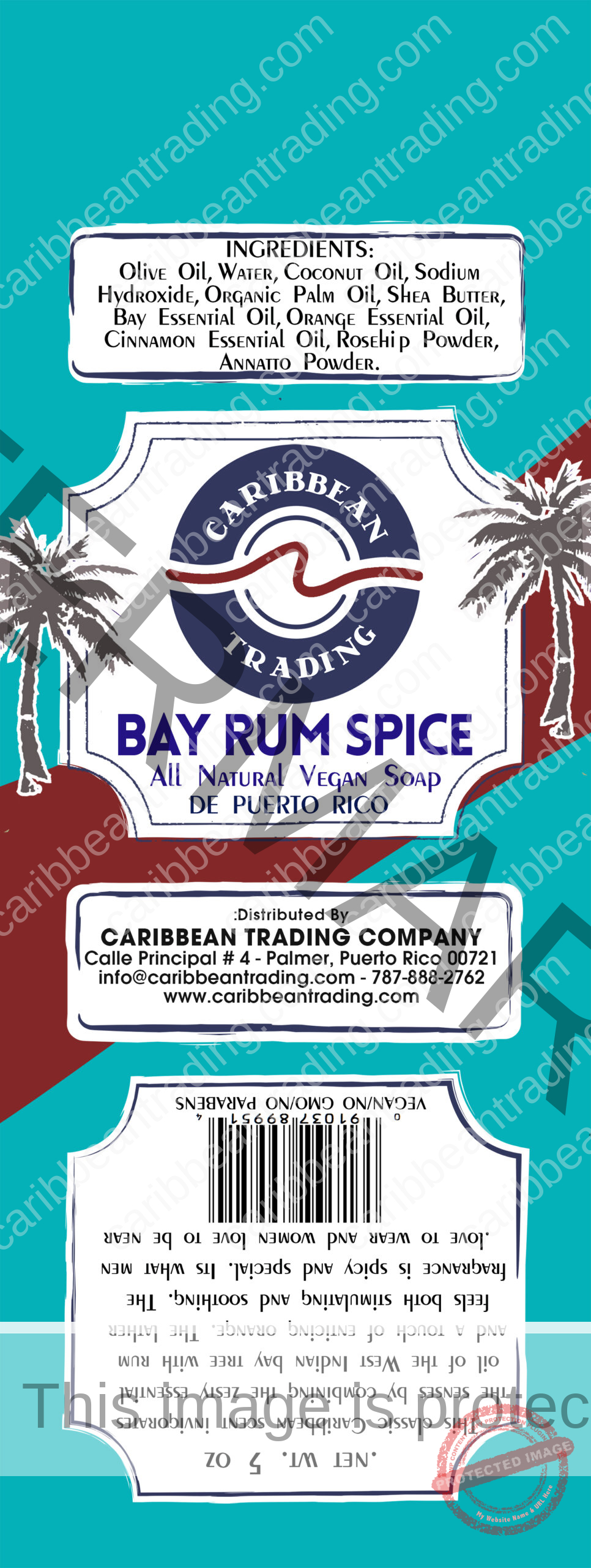 all-natural-vegan-soap-bay rum spice