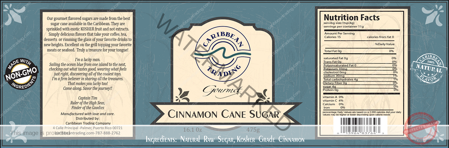 Cinnamon Cane Sugar - 15.87 oz. - Image 5