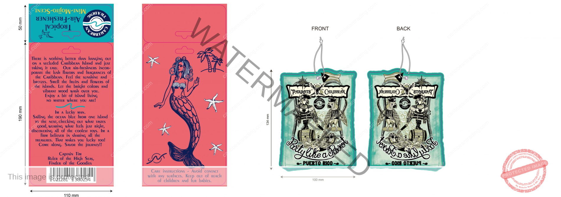 Tropical Air Freshener-Parrots of the Caribbean - Image 2