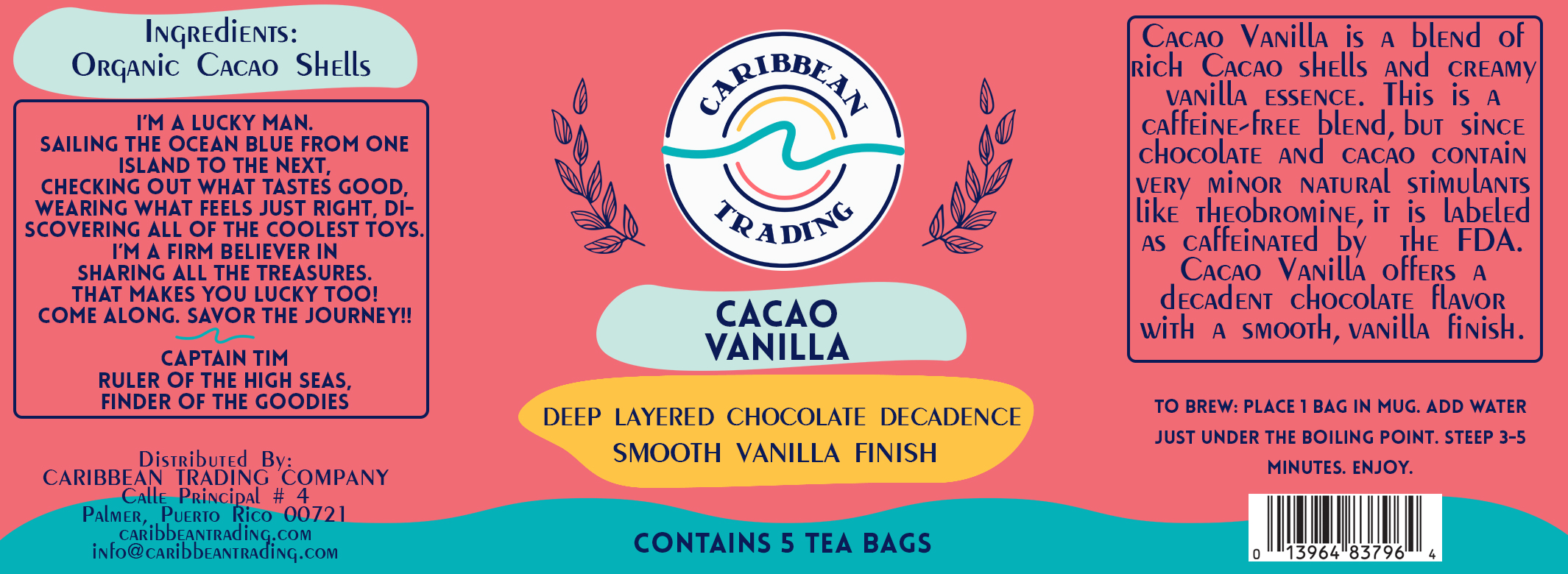 Cacao Vanilla Tea - Image 3