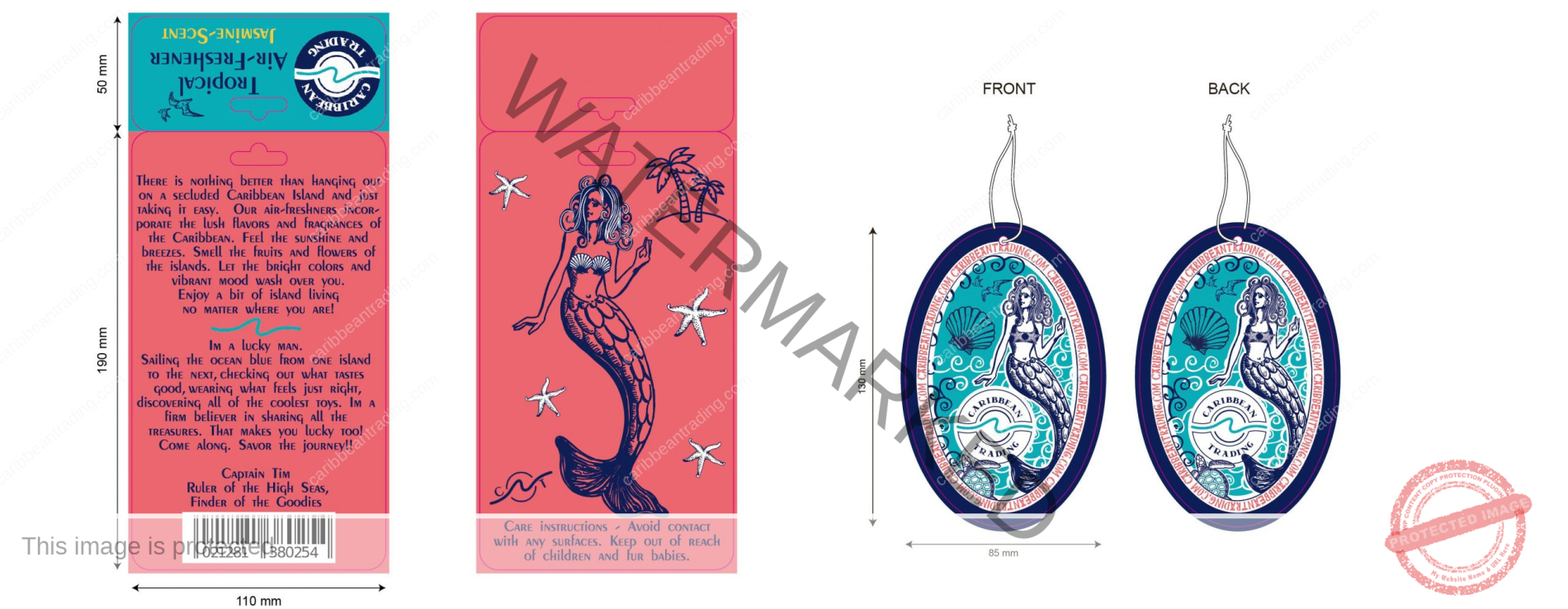 Tropical Air Freshener-Mermaid - Image 2