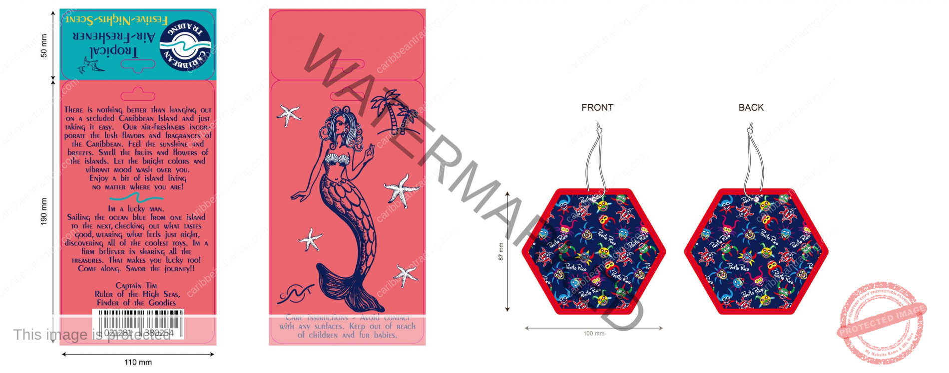 Tropical Air Freshener-Vejigante - Image 2