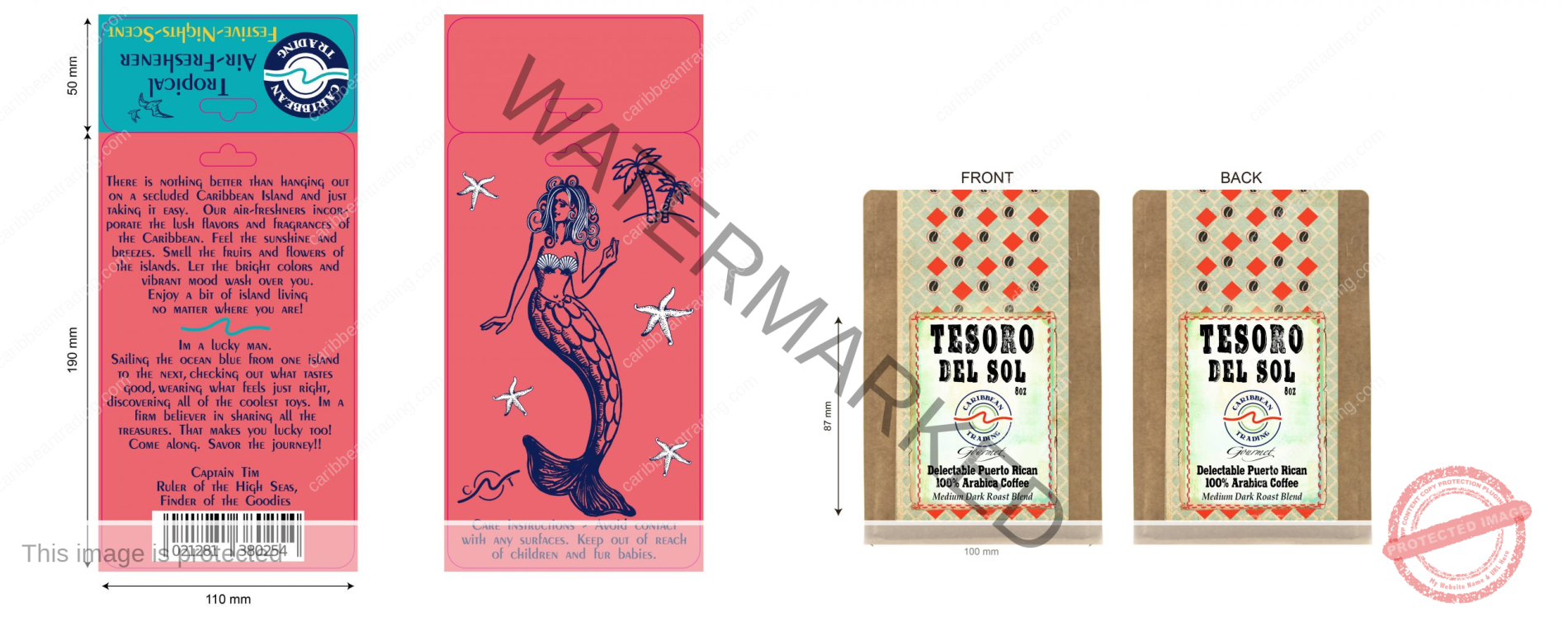 Tropical Air Freshener-Tesoro del Sol Coffee - Image 2