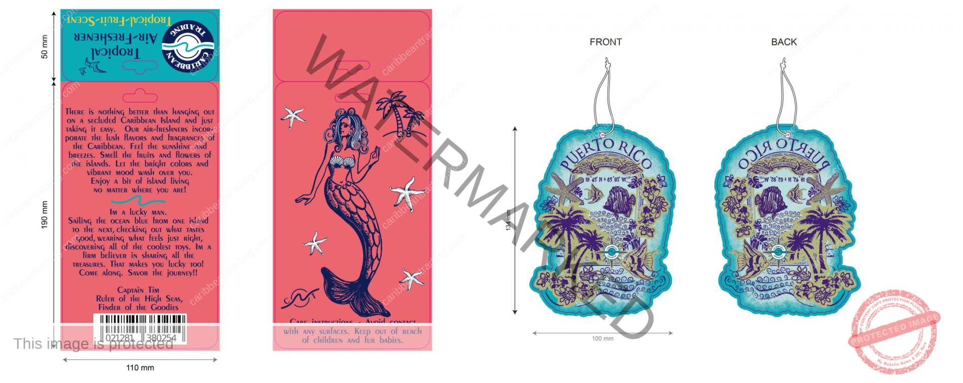 Tropical Air Freshener-Puerto Rico Fish - Image 2