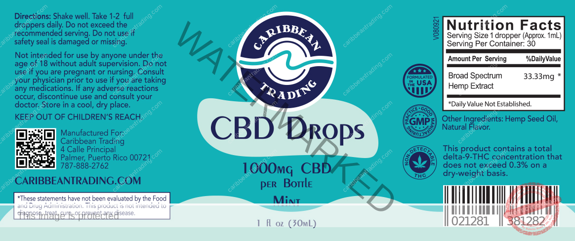 CBD TINCTURE DROPS WITH HEMPSEED-1000-mg-cbd