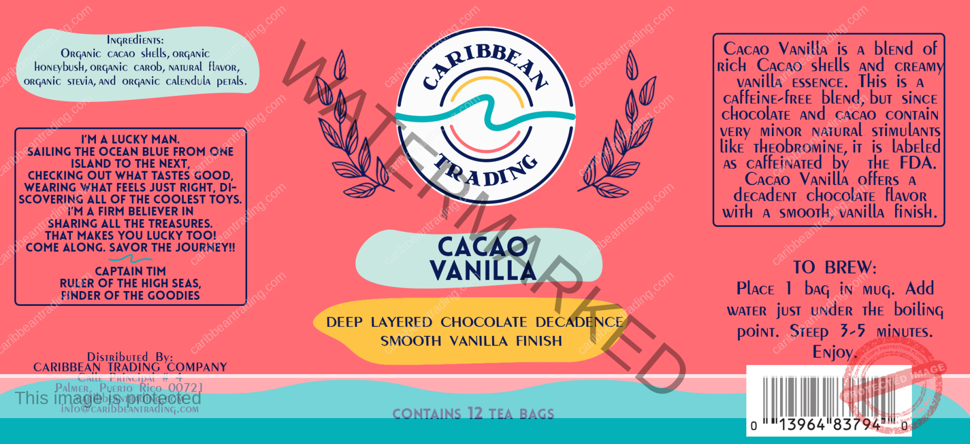 Cacao Vanilla Tea - Image 2