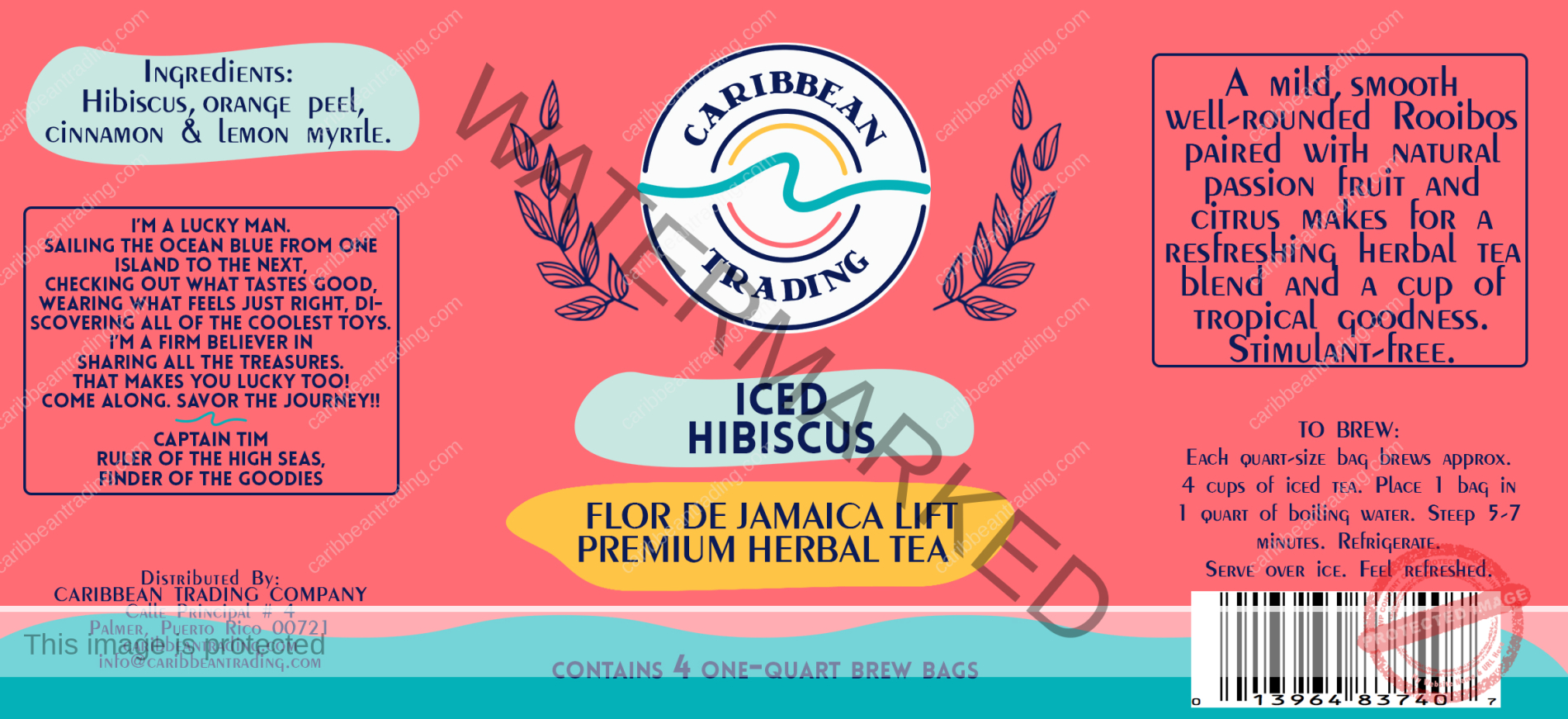 Iced Hibiscus Tea - Image 2