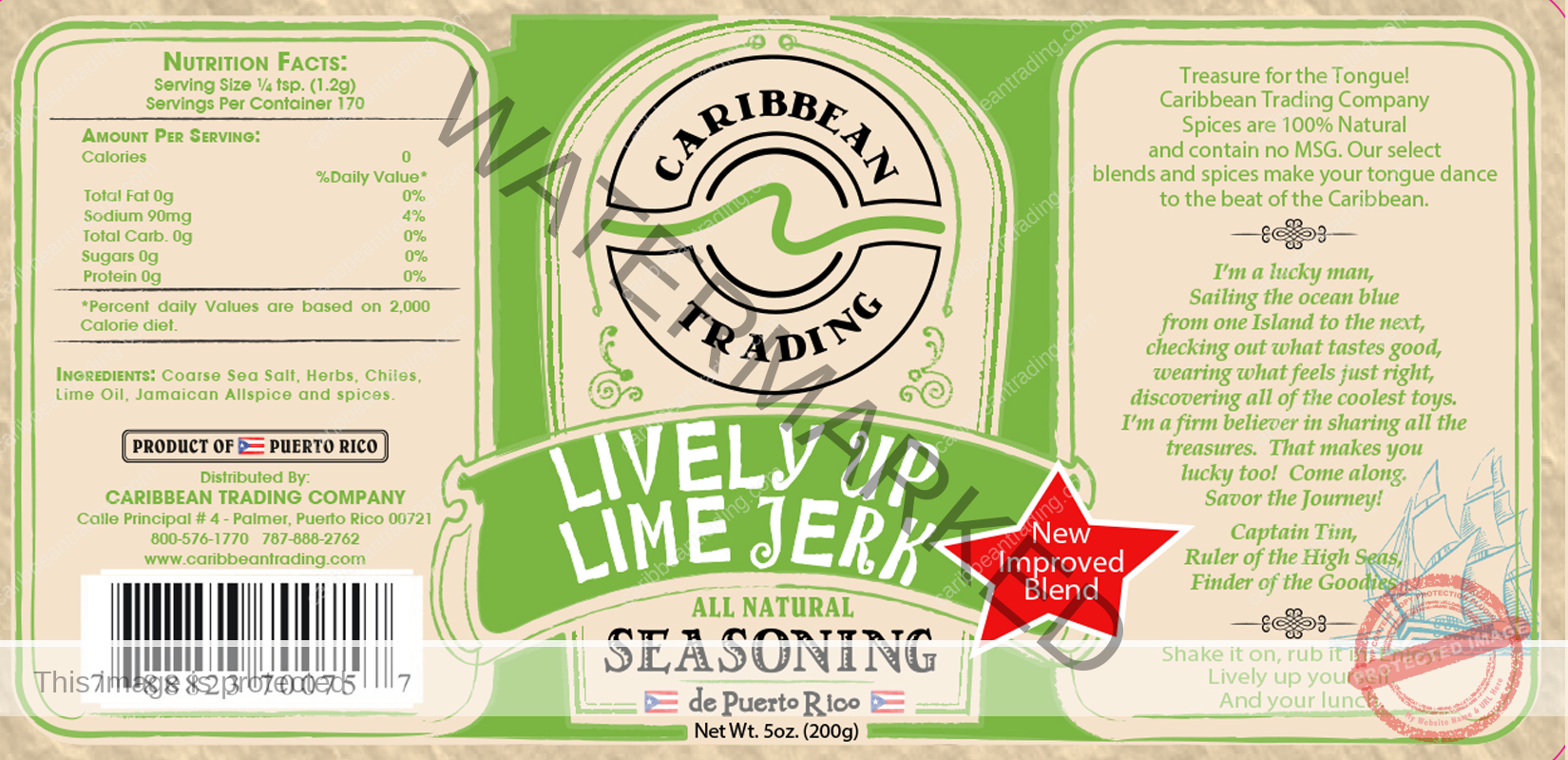 Lively Up Lime Jerk Seasoning - Image 2