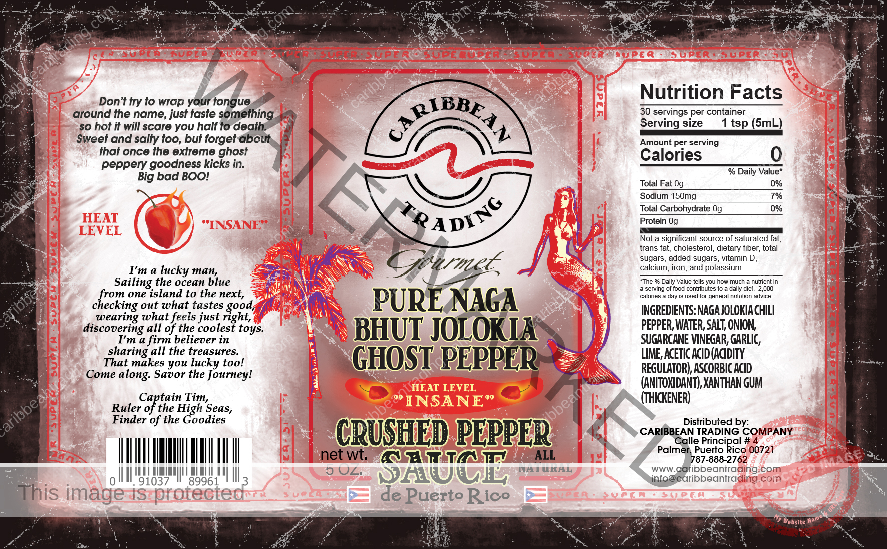 Pure Naga Bhut Jolokia Ghost Pepper Crushed Pepper Sauce - Image 2