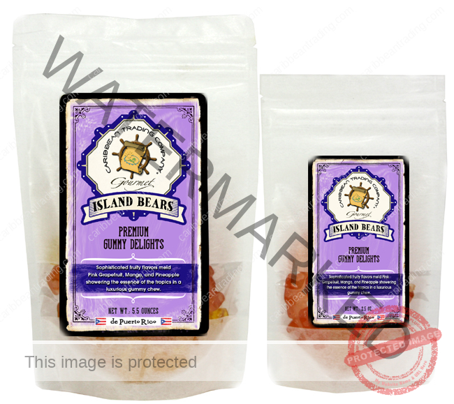island bear gummy bears caribbean trading company
