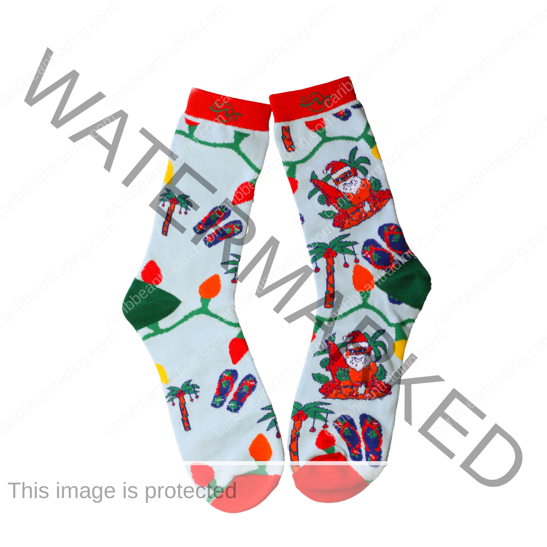 Tropical Socks Santa Claus - Image 3