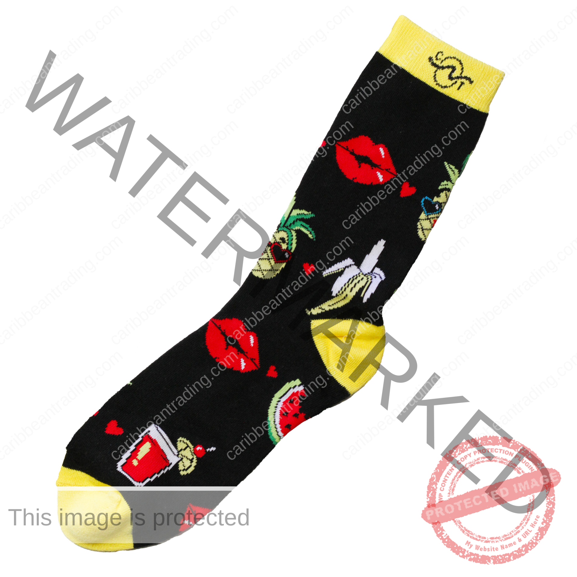 Tropical Socks Juicy Fruits - Image 4