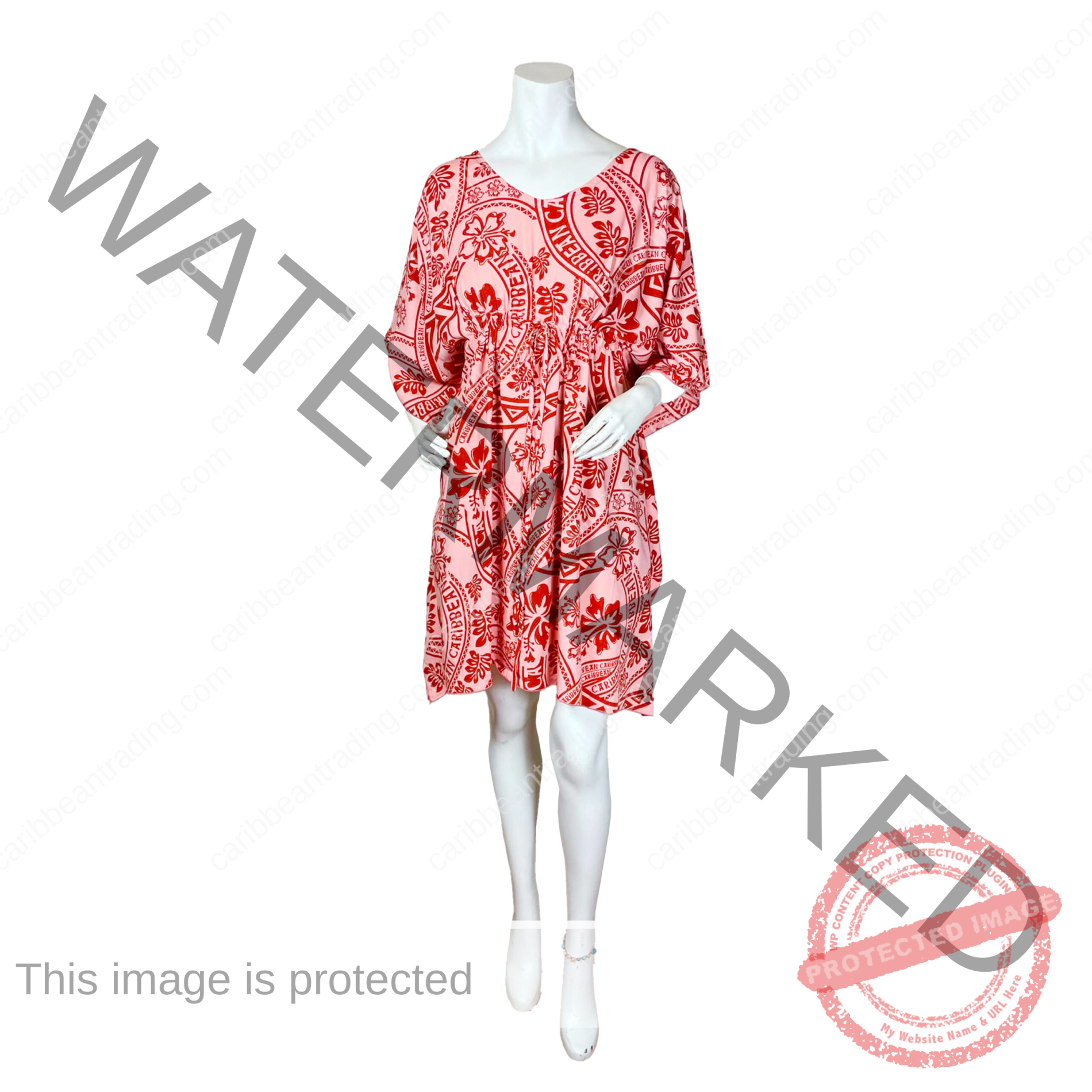 Red Amapola Dress