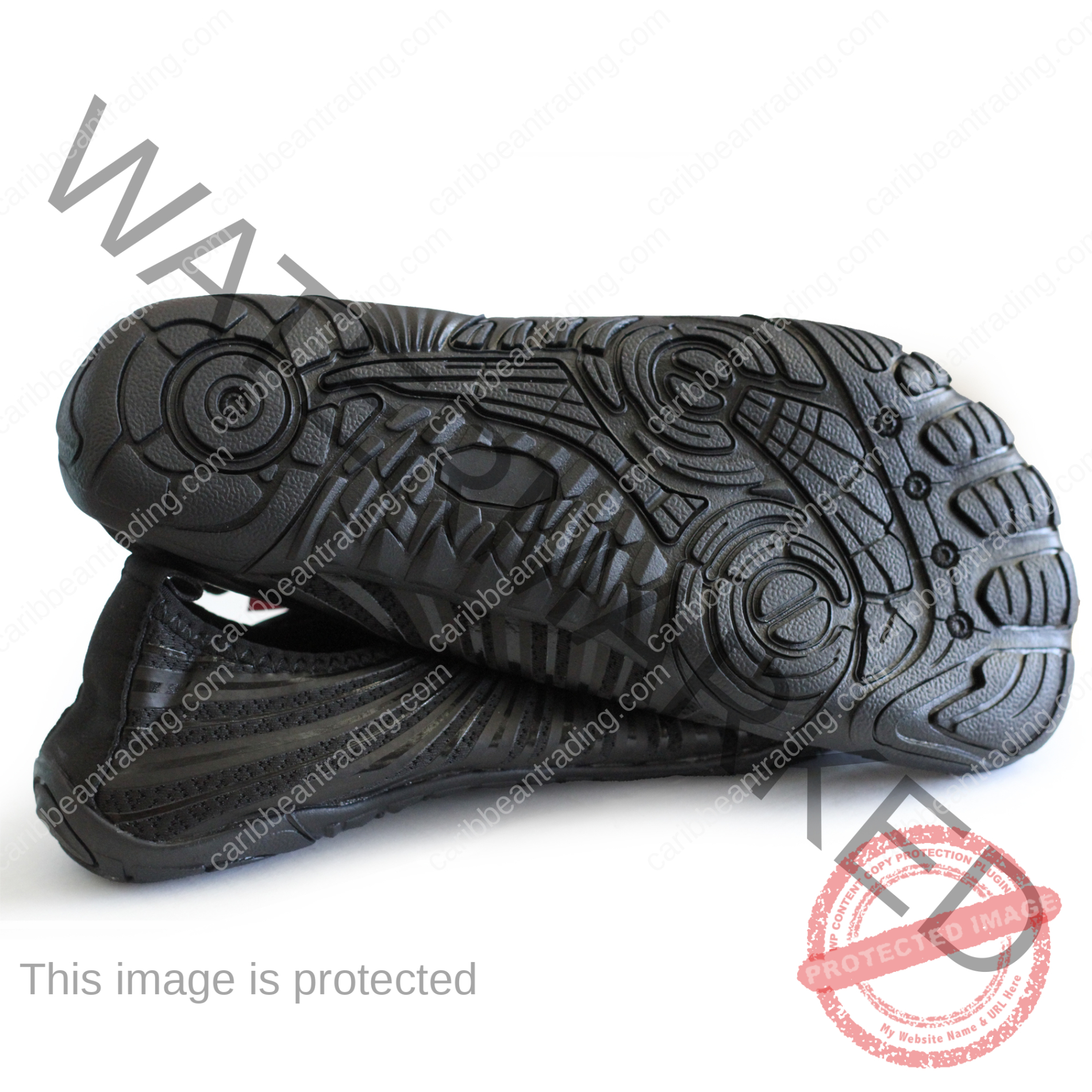 Water Shoes- Unisex Black - Image 3