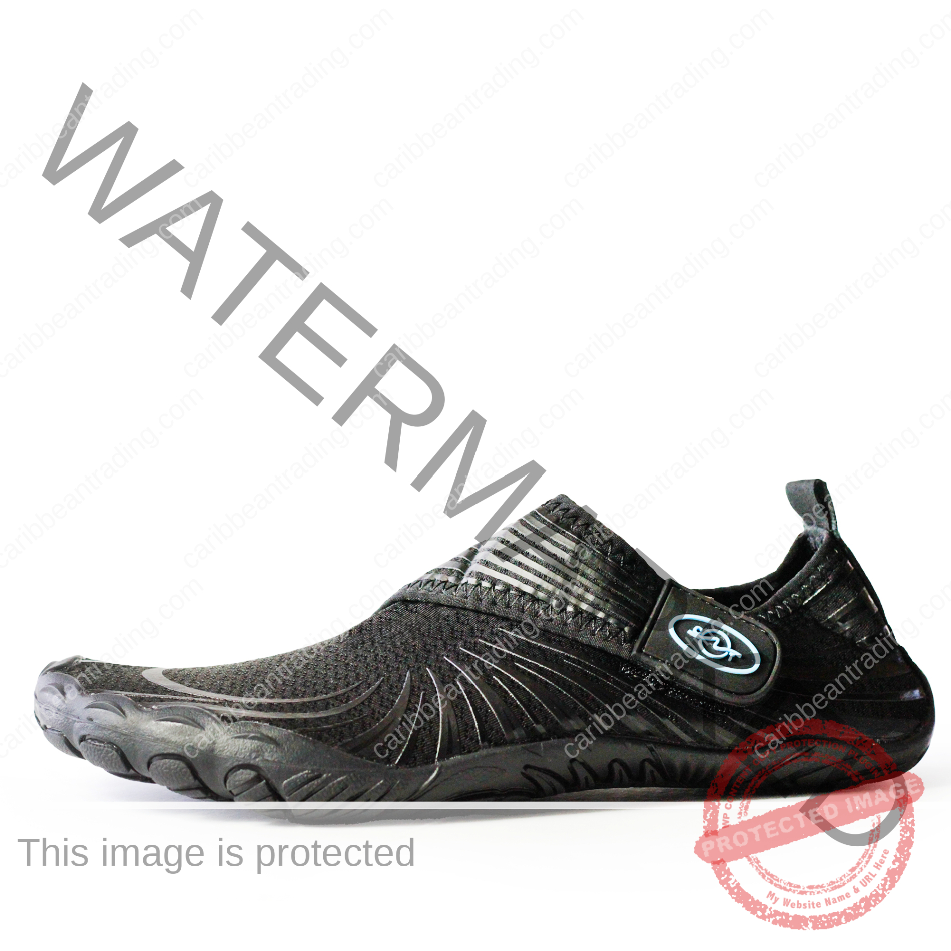 Water Shoes- Unisex Black - Image 4