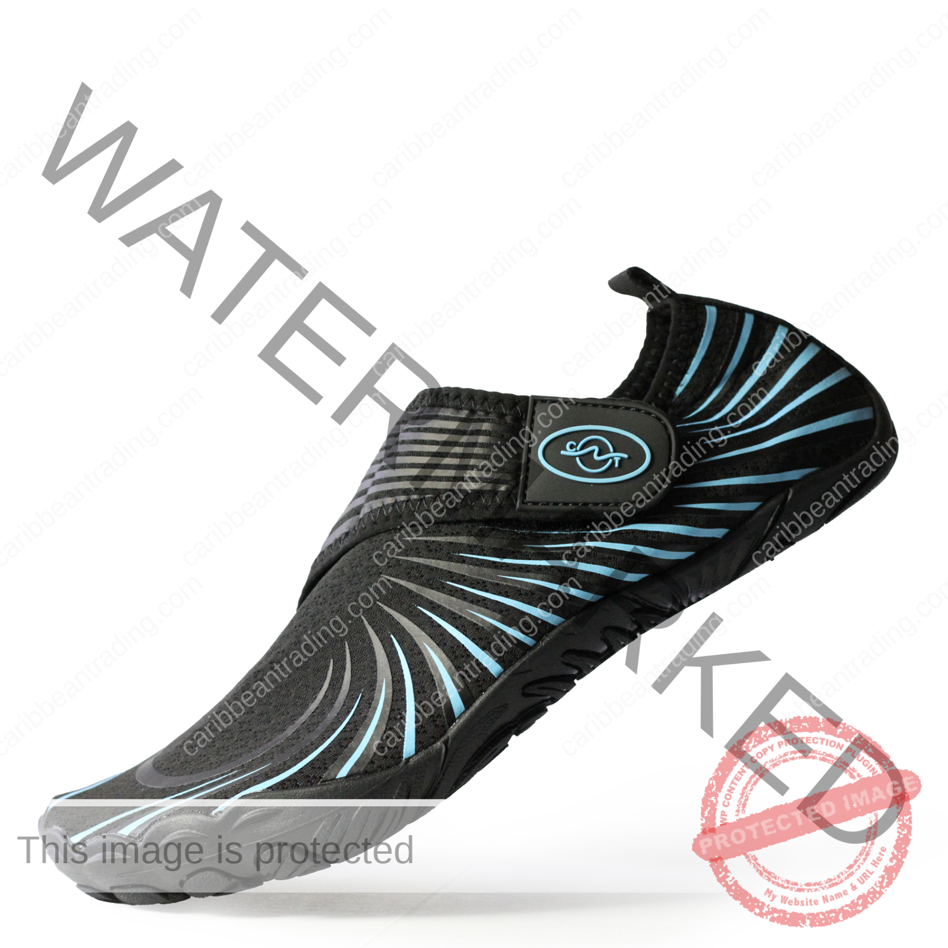 Water Shoes-Unisex Blue/Black - Image 5
