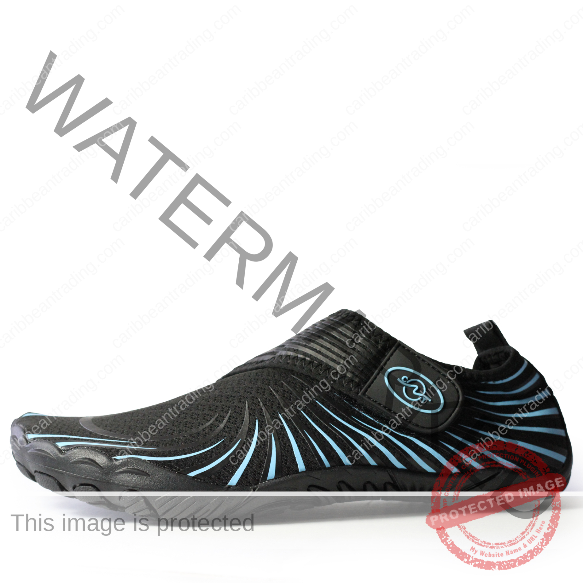 Water Shoes-Unisex Blue/Black - Image 4