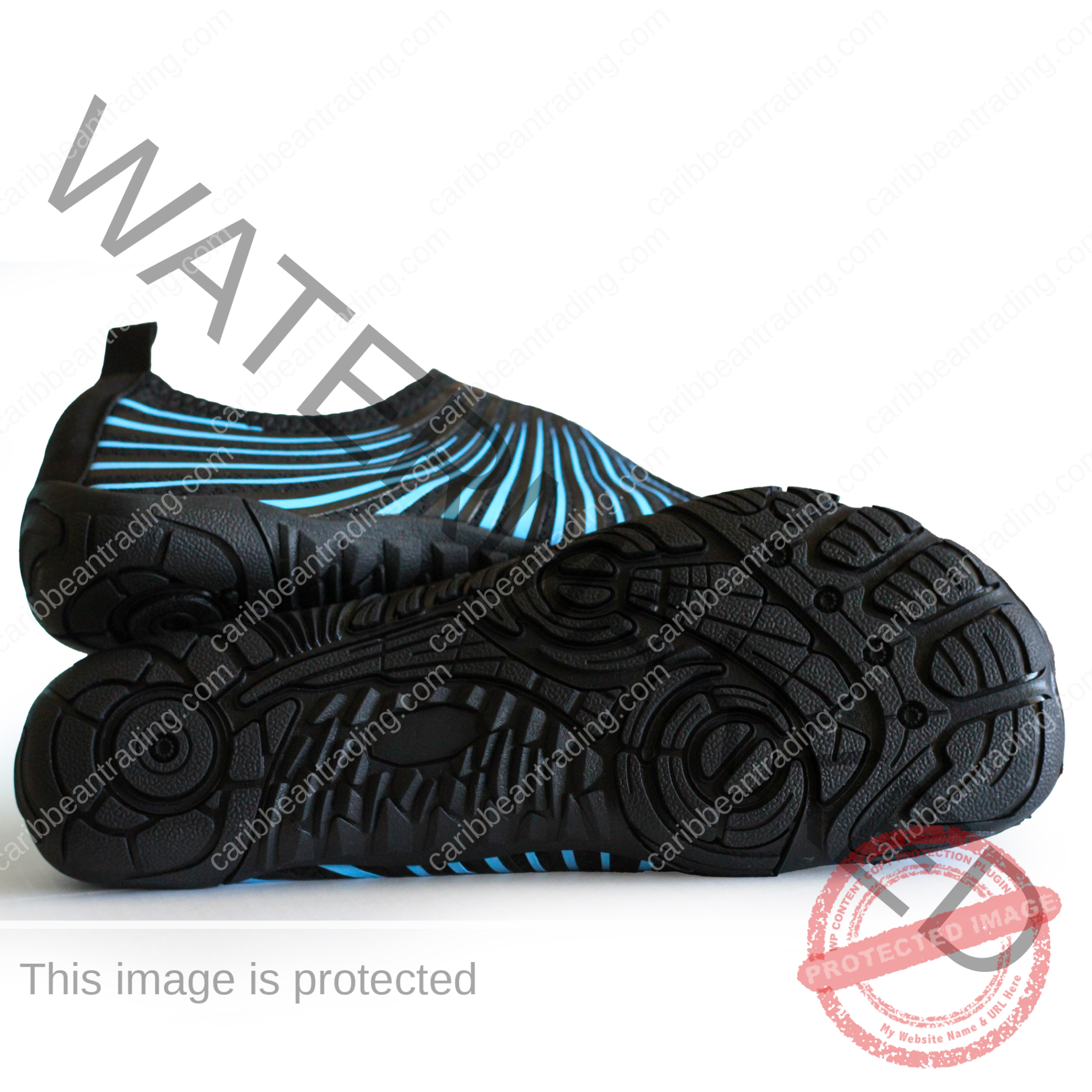 Water Shoes-Unisex Blue/Black - Image 2