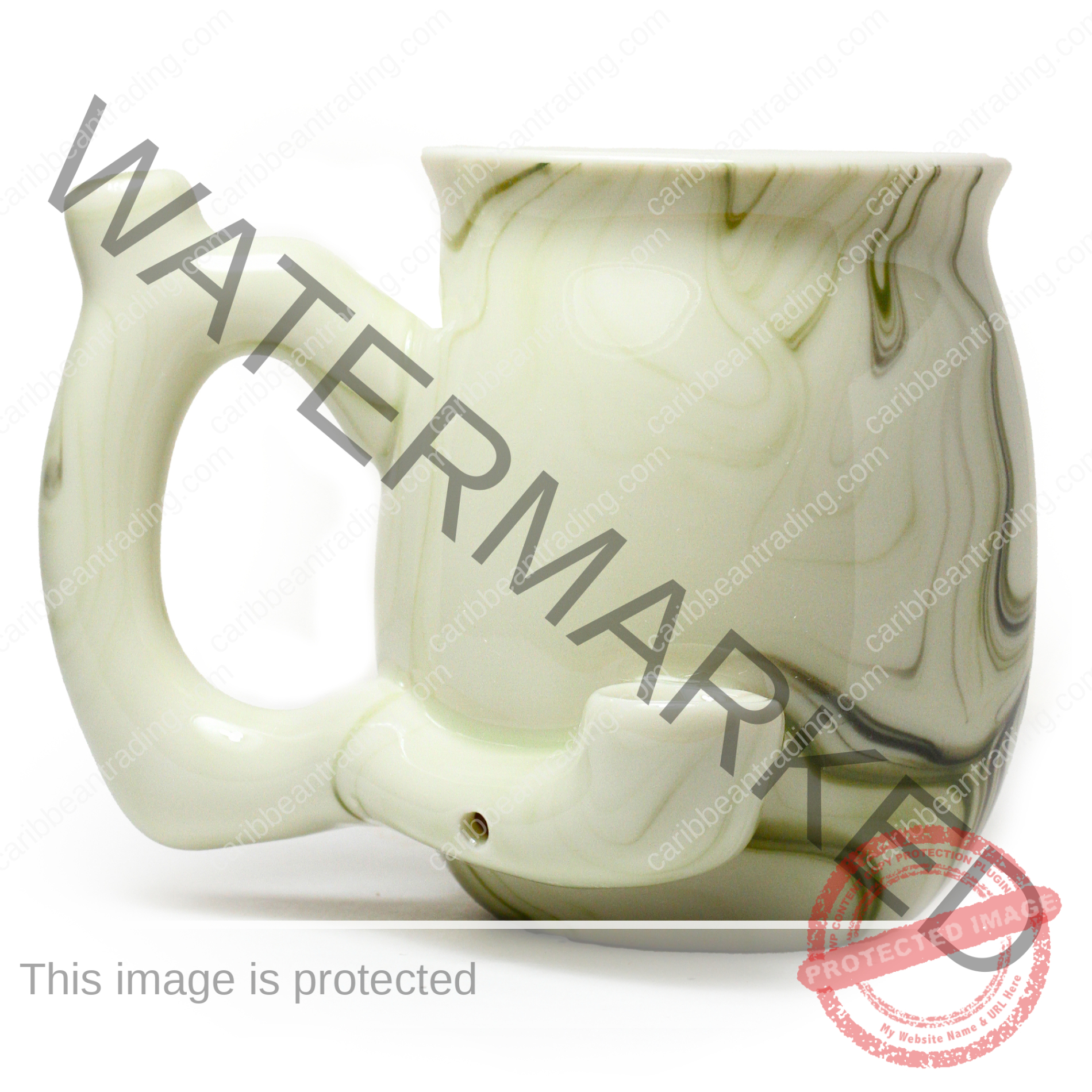 Green Marble Mug
