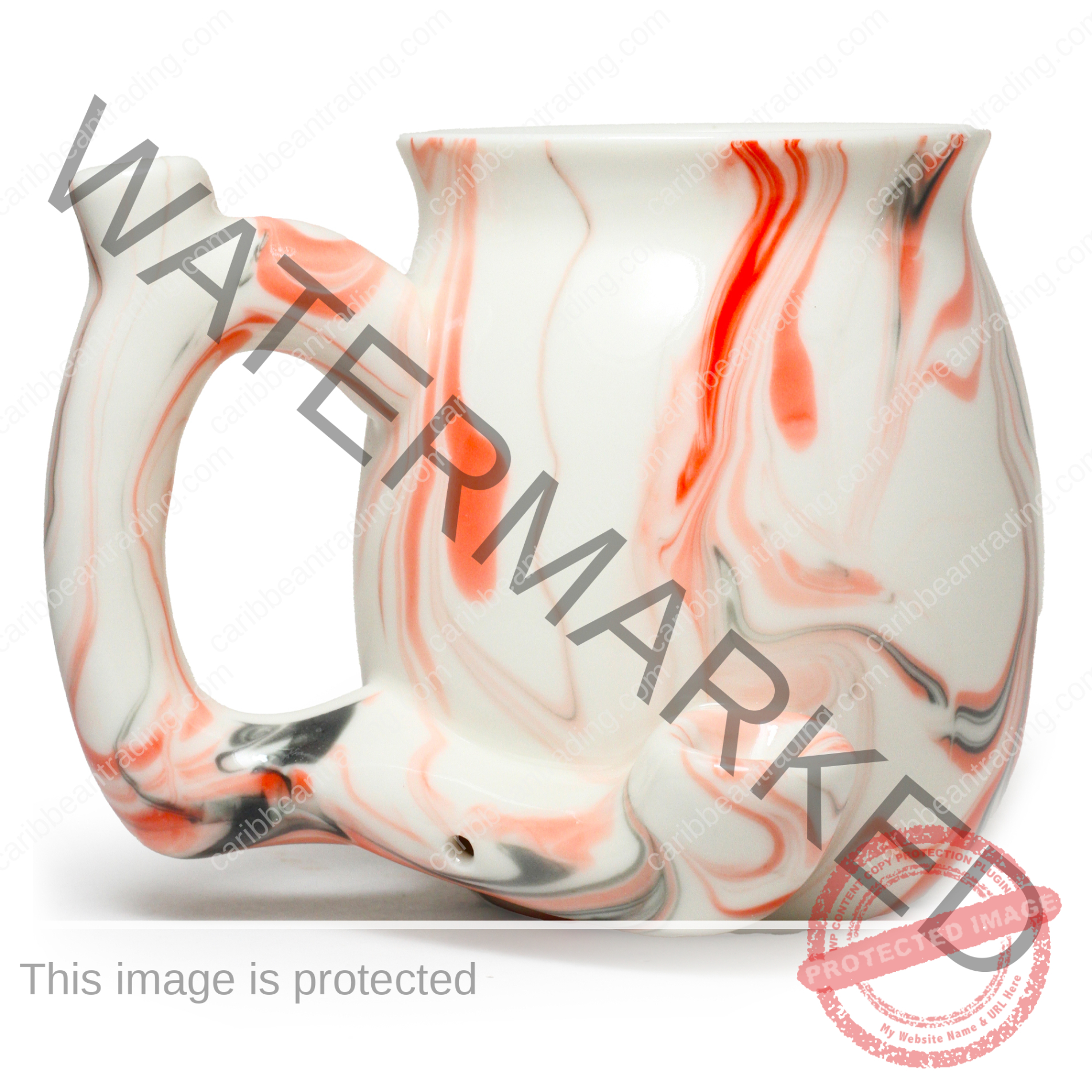 Pink Marble Mug
