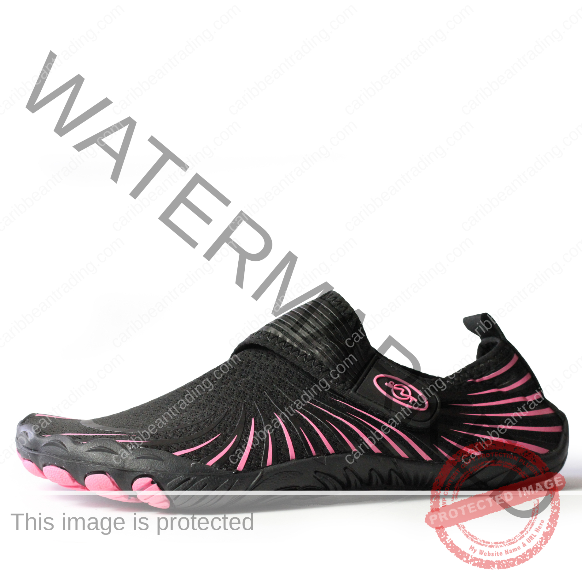 Water Shoes- Unisex Pink/Black - Image 3