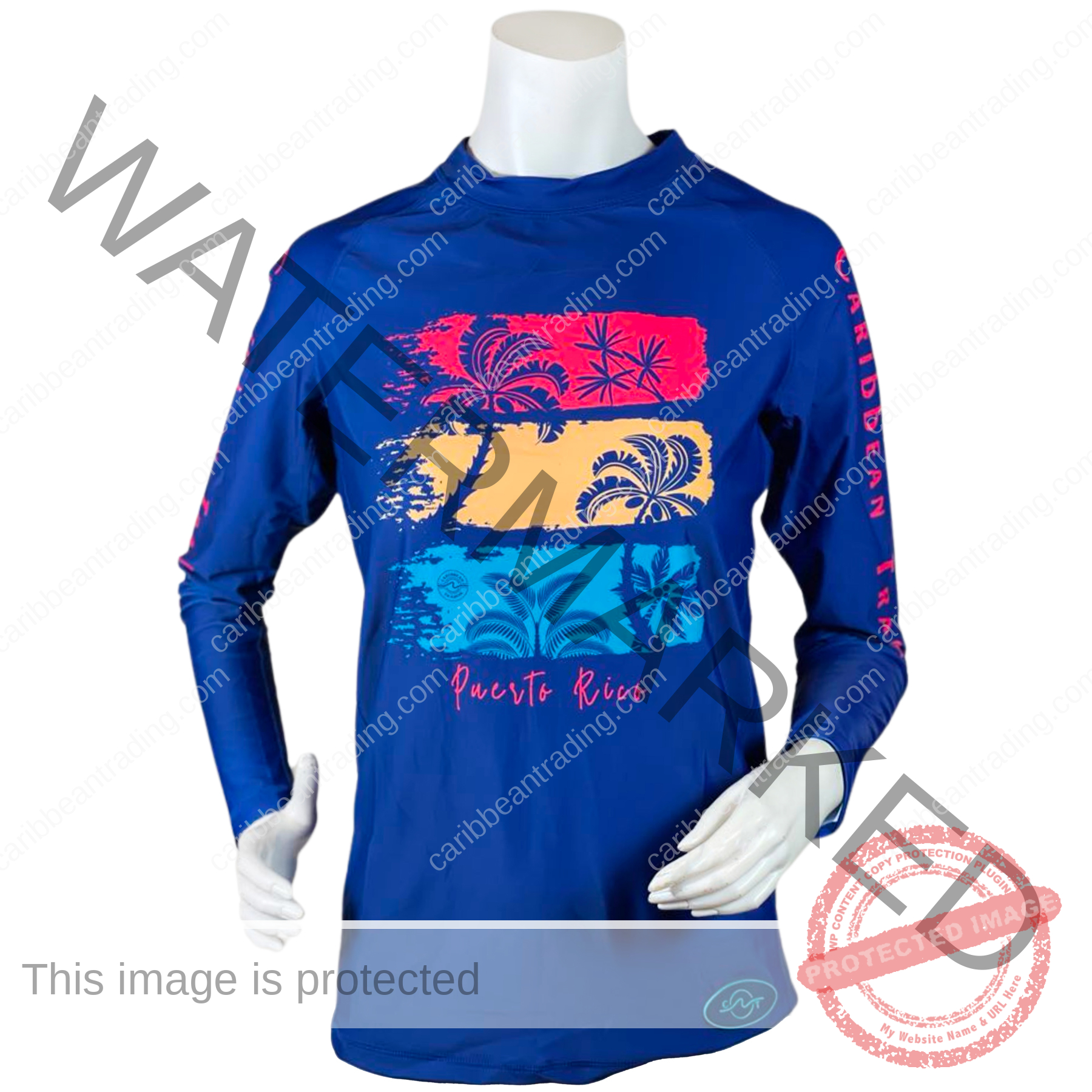 Palms Unisex-Rashguard - Image 2