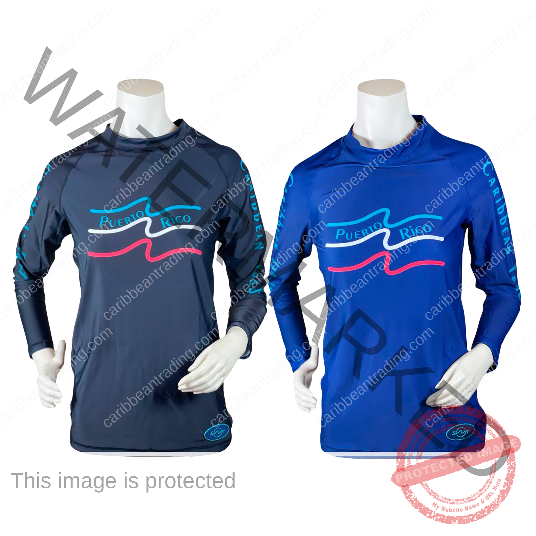Waves Unisex-Rashguard - Image 4