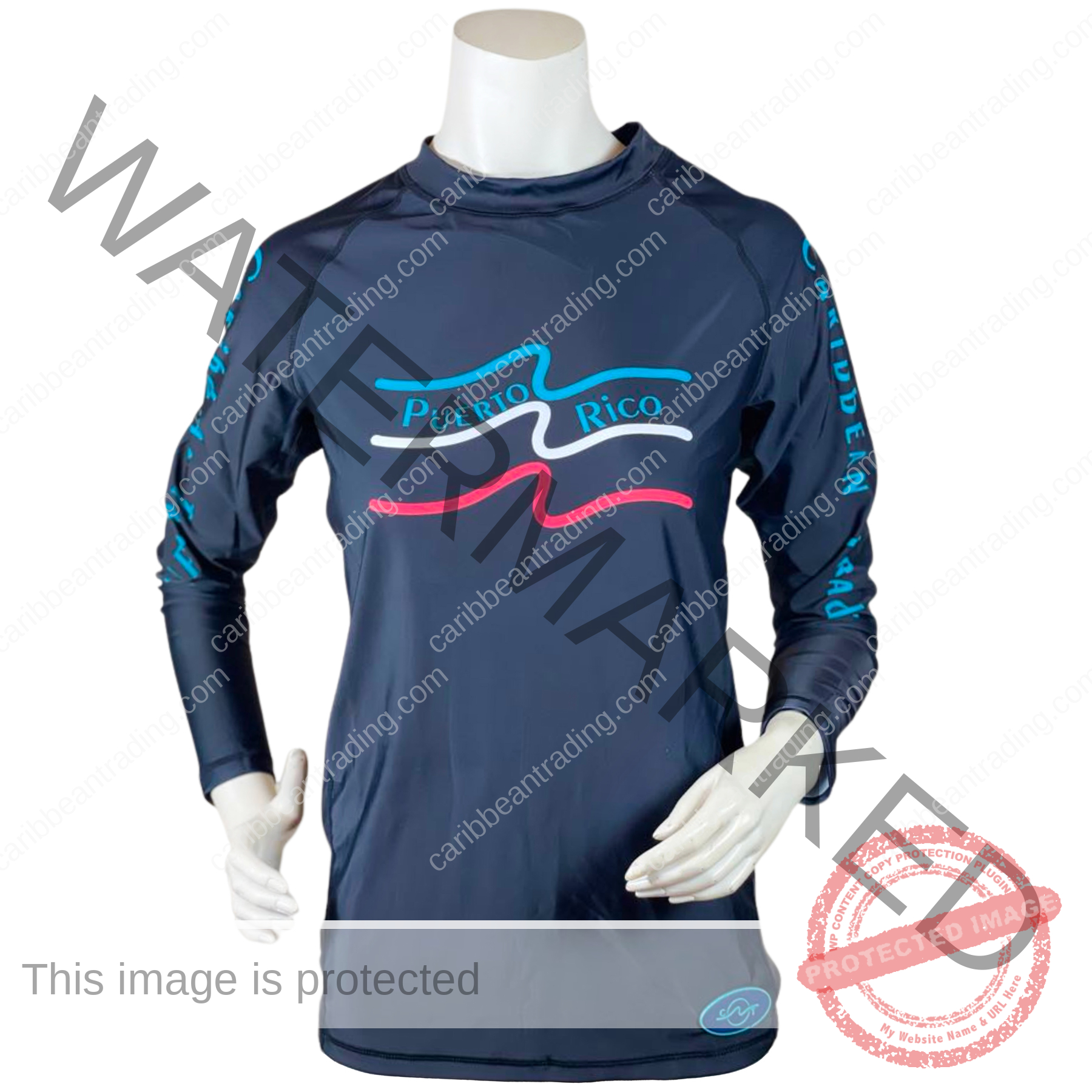 Waves Unisex-Rashguard - Image 2