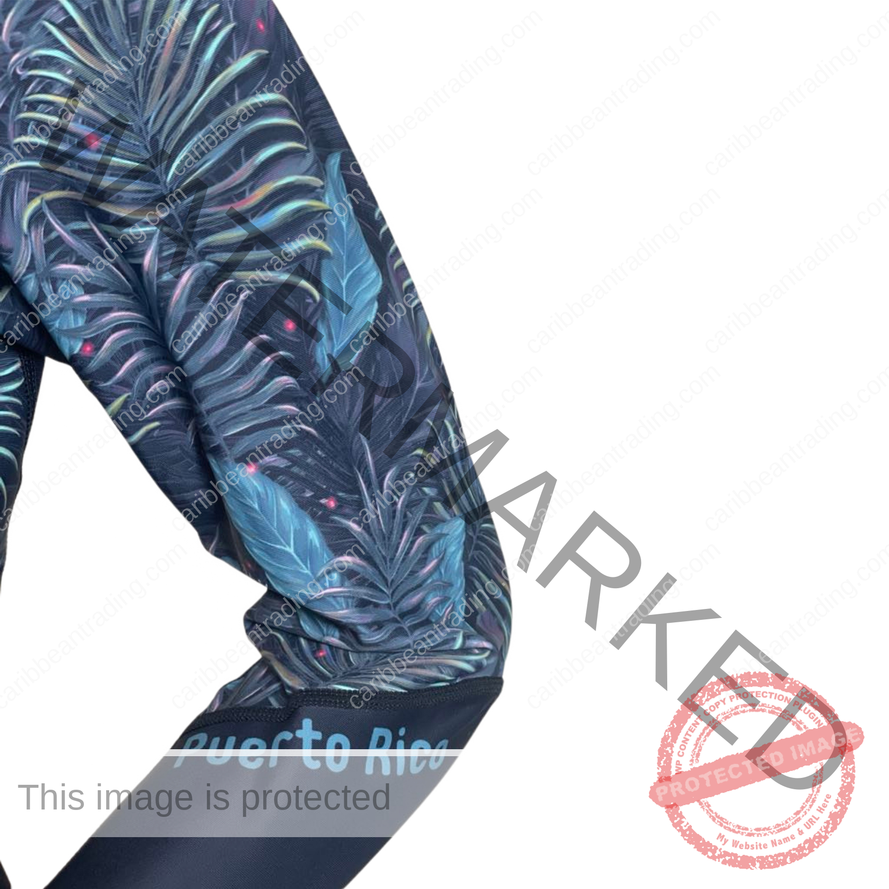 Leaves Unisex-Rashguard - Image 2