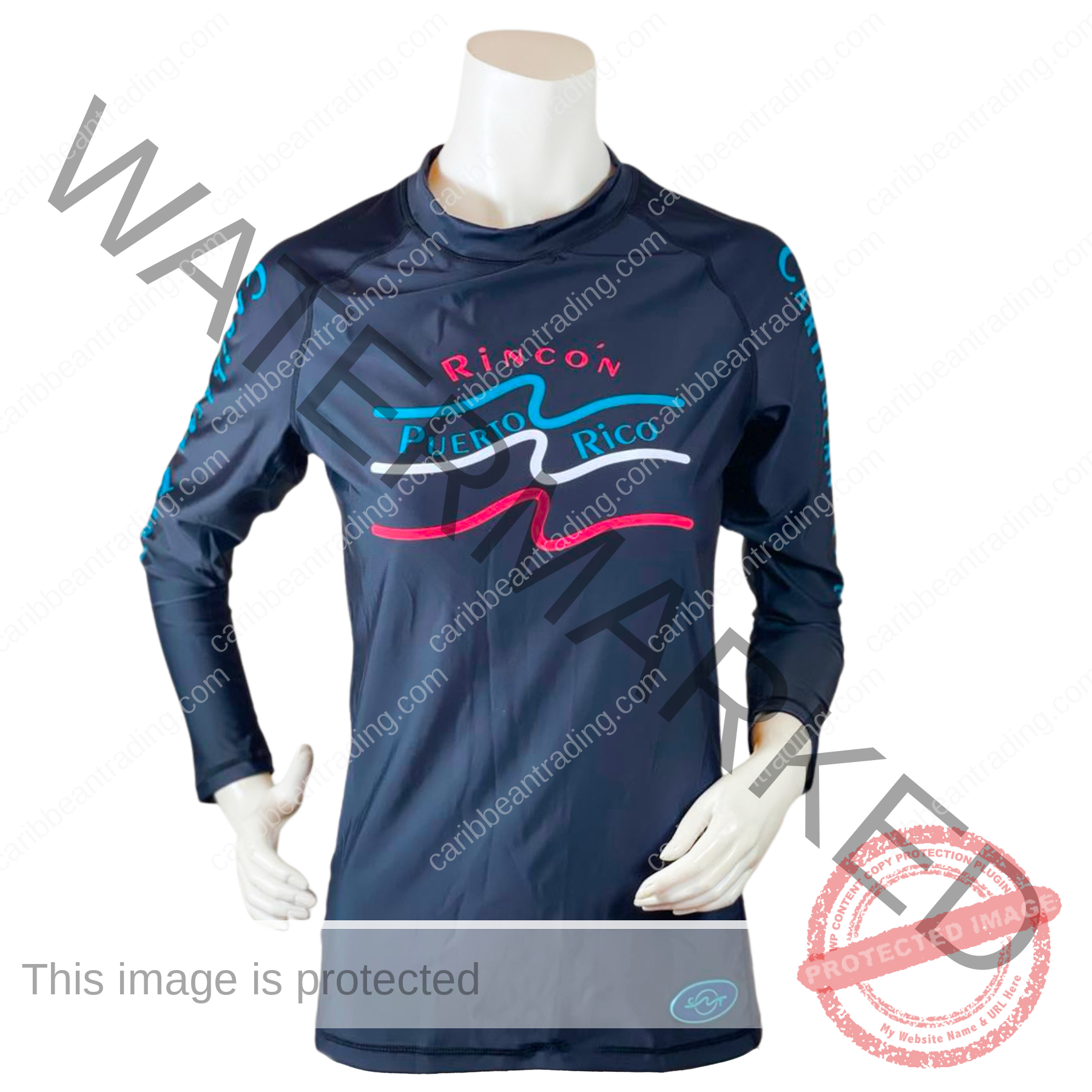 Rincon Waves Unisex-Rashguard - Image 2