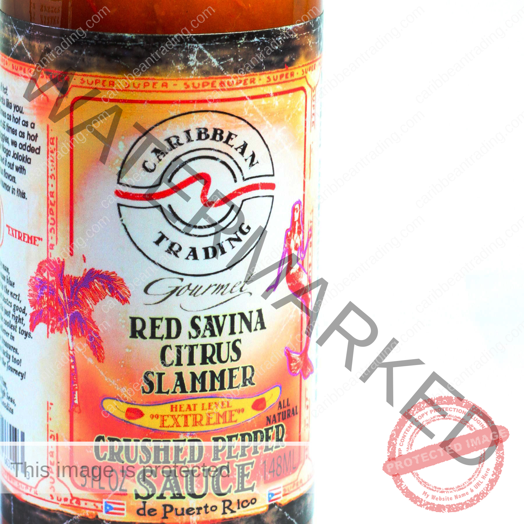 Red Savina Citrus Slammer Crushed Pepper Sauce - Image 3