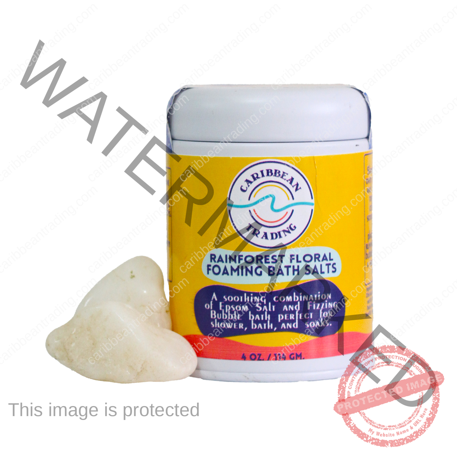 Rainforest Floral Foaming Bath Salt