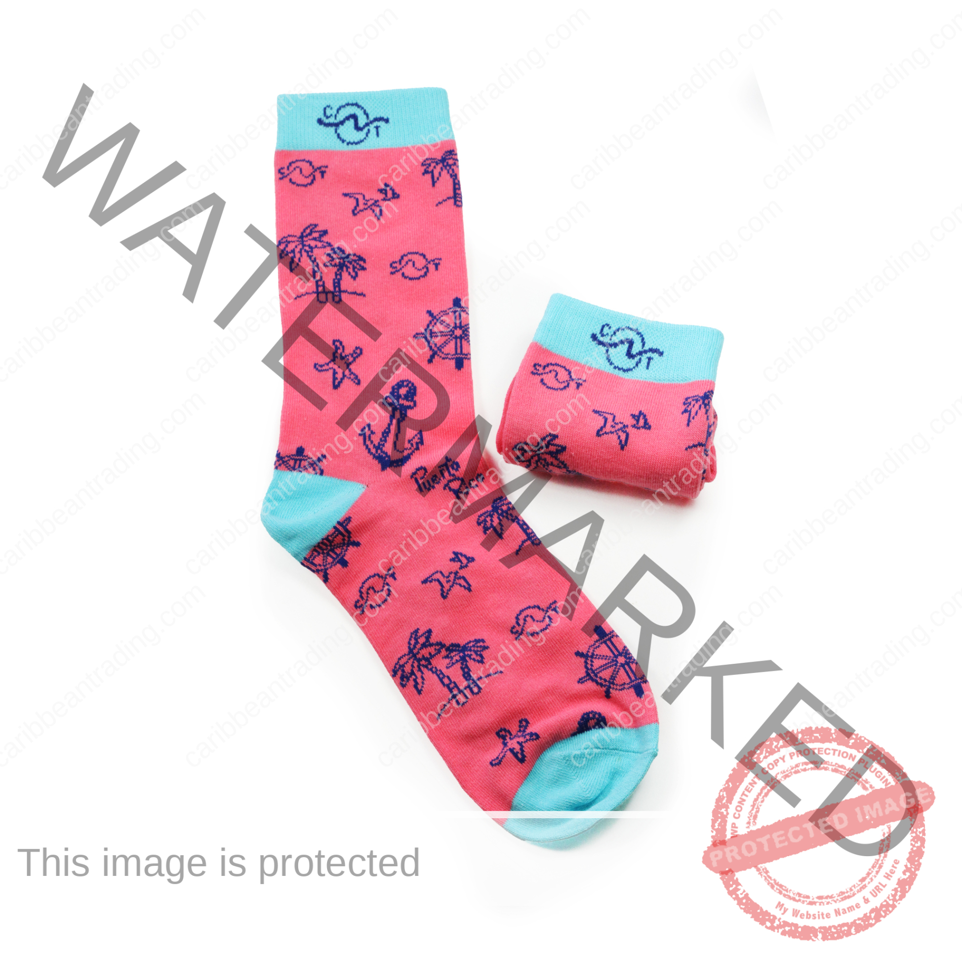 Tropical Socks Watermelon Icon - Image 2