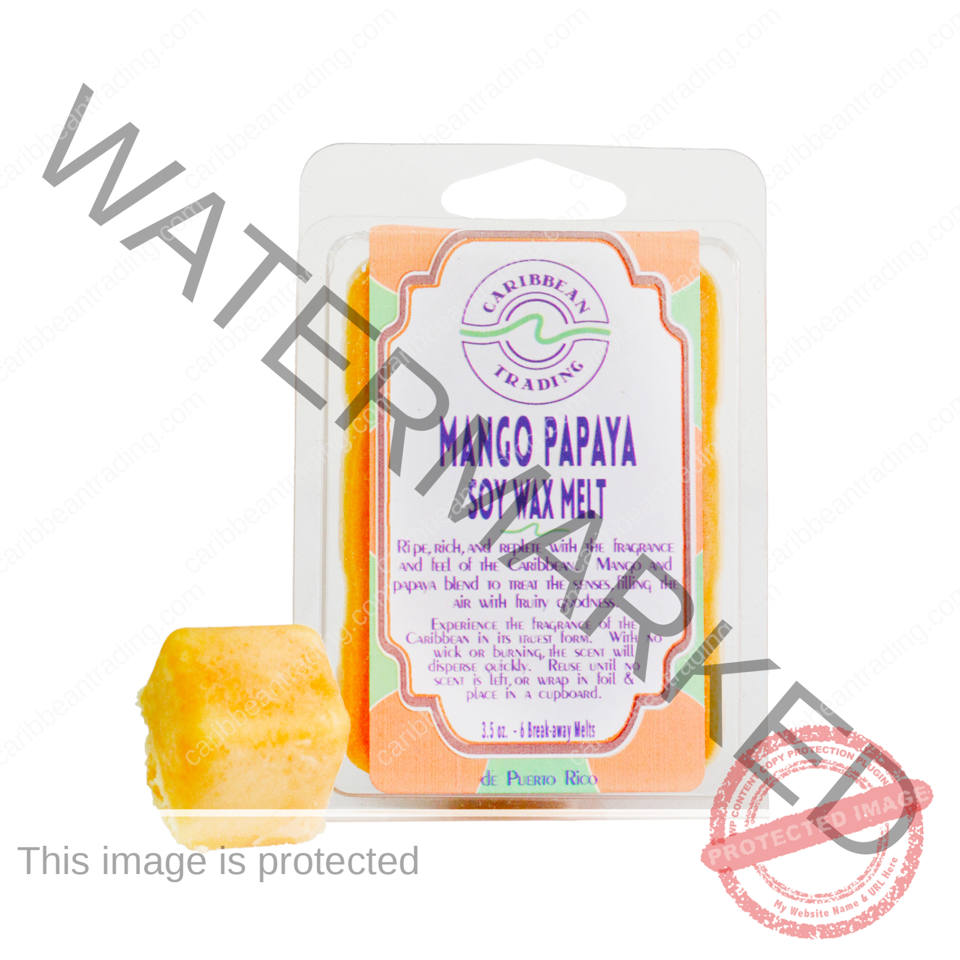 Mango Papaya Soy Wax Melt