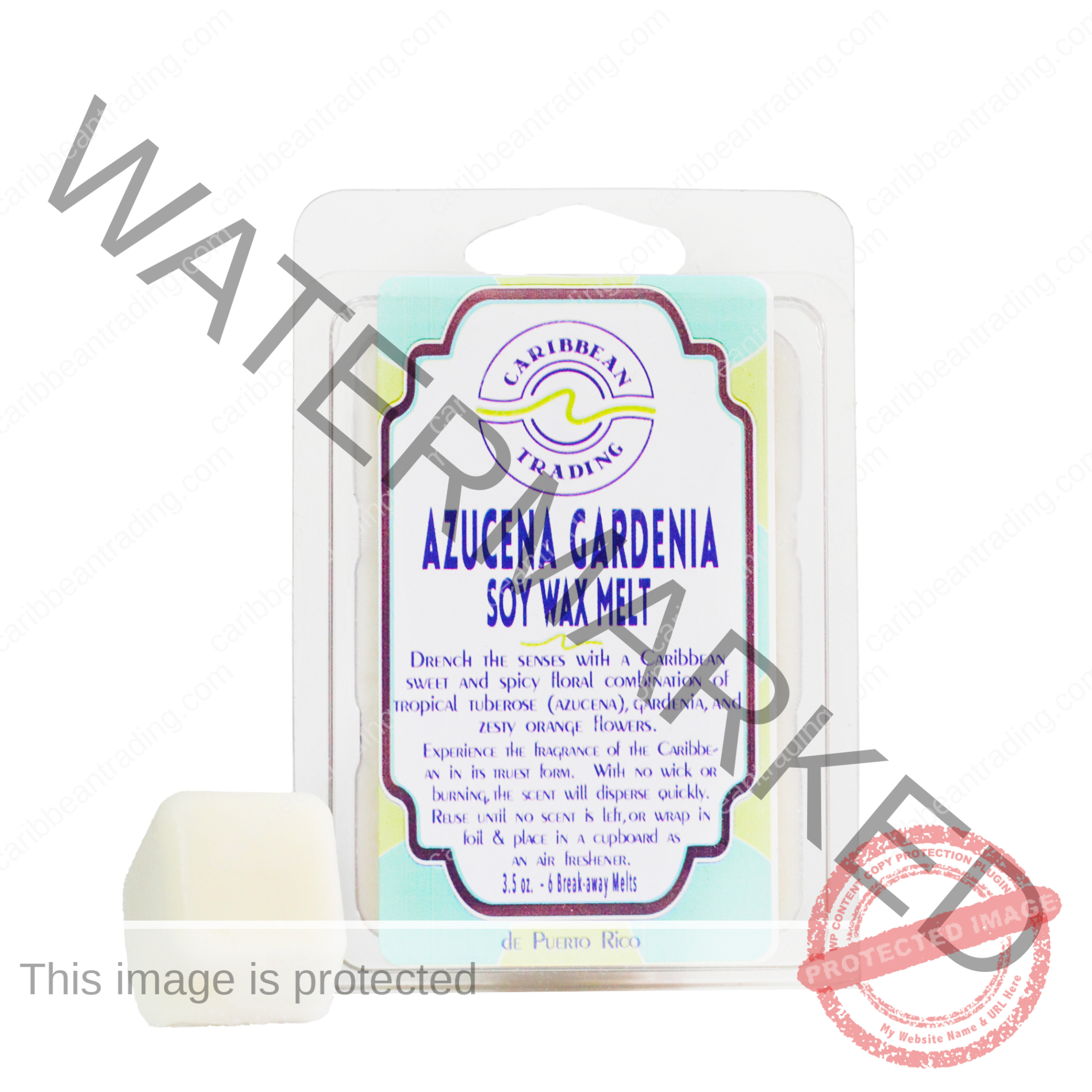 Azucena Gardenia Soy Wax Melt