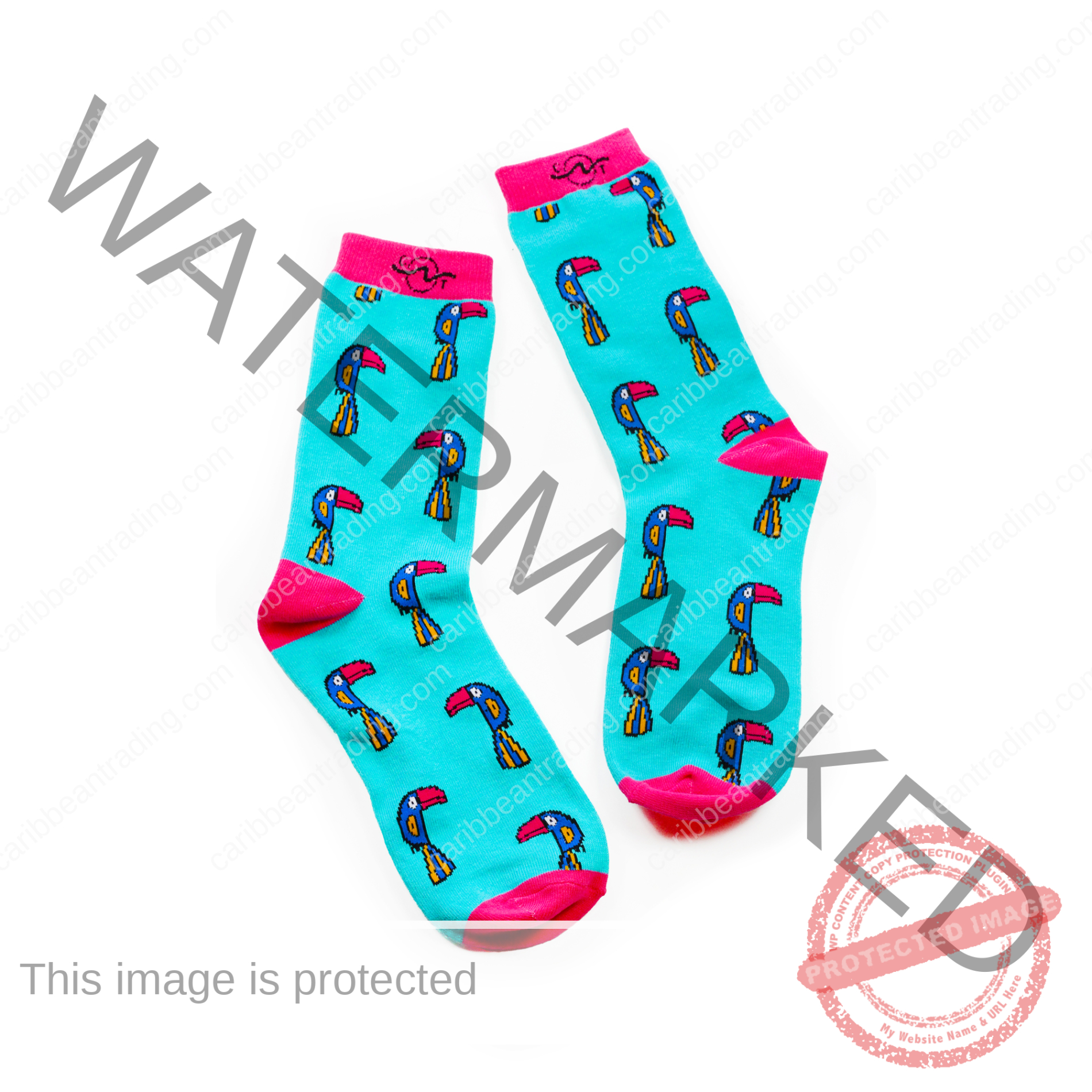 Tropical Socks Toucans - Image 2