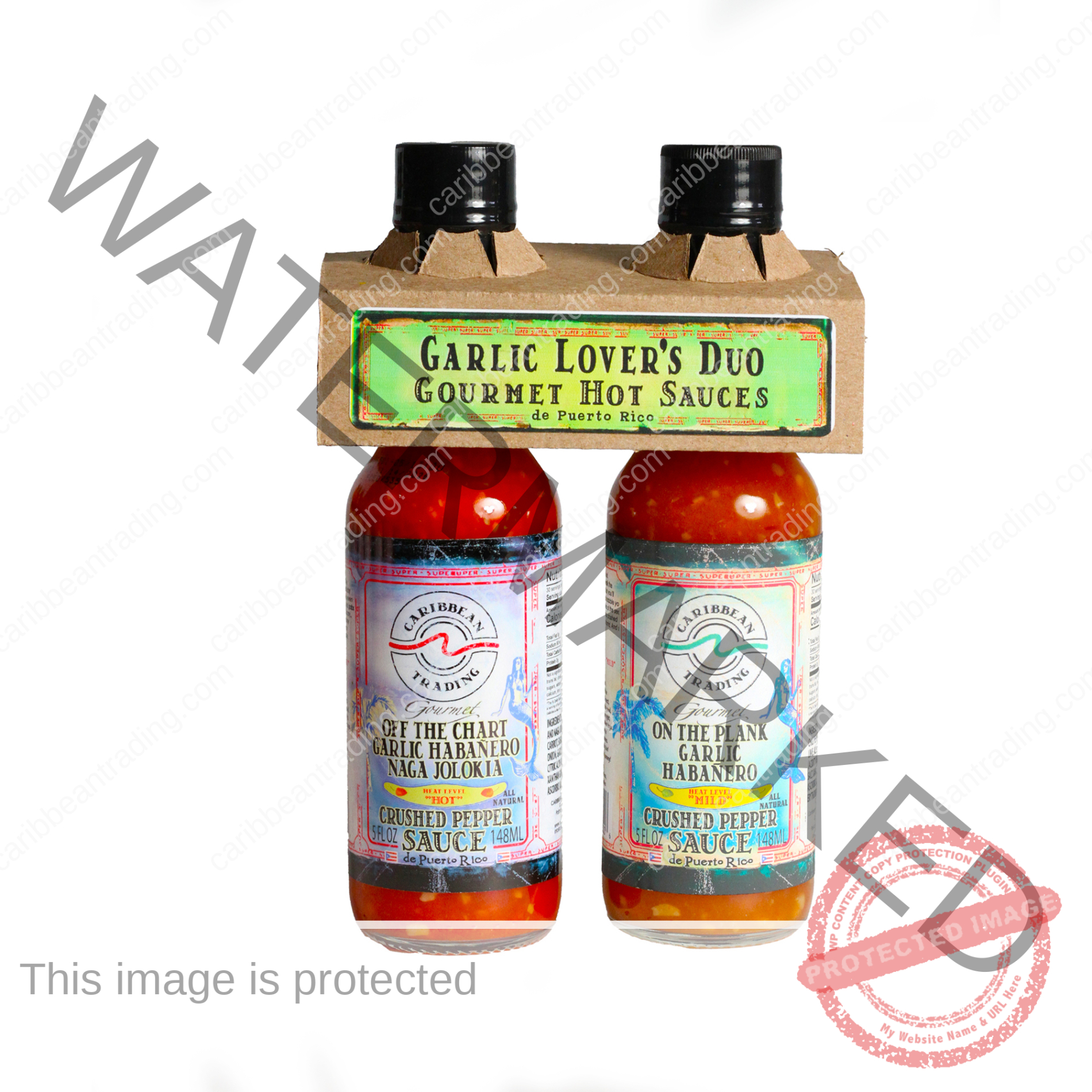 Garlic Lover Duo Crushed Pepper Sauces - Shipping Included