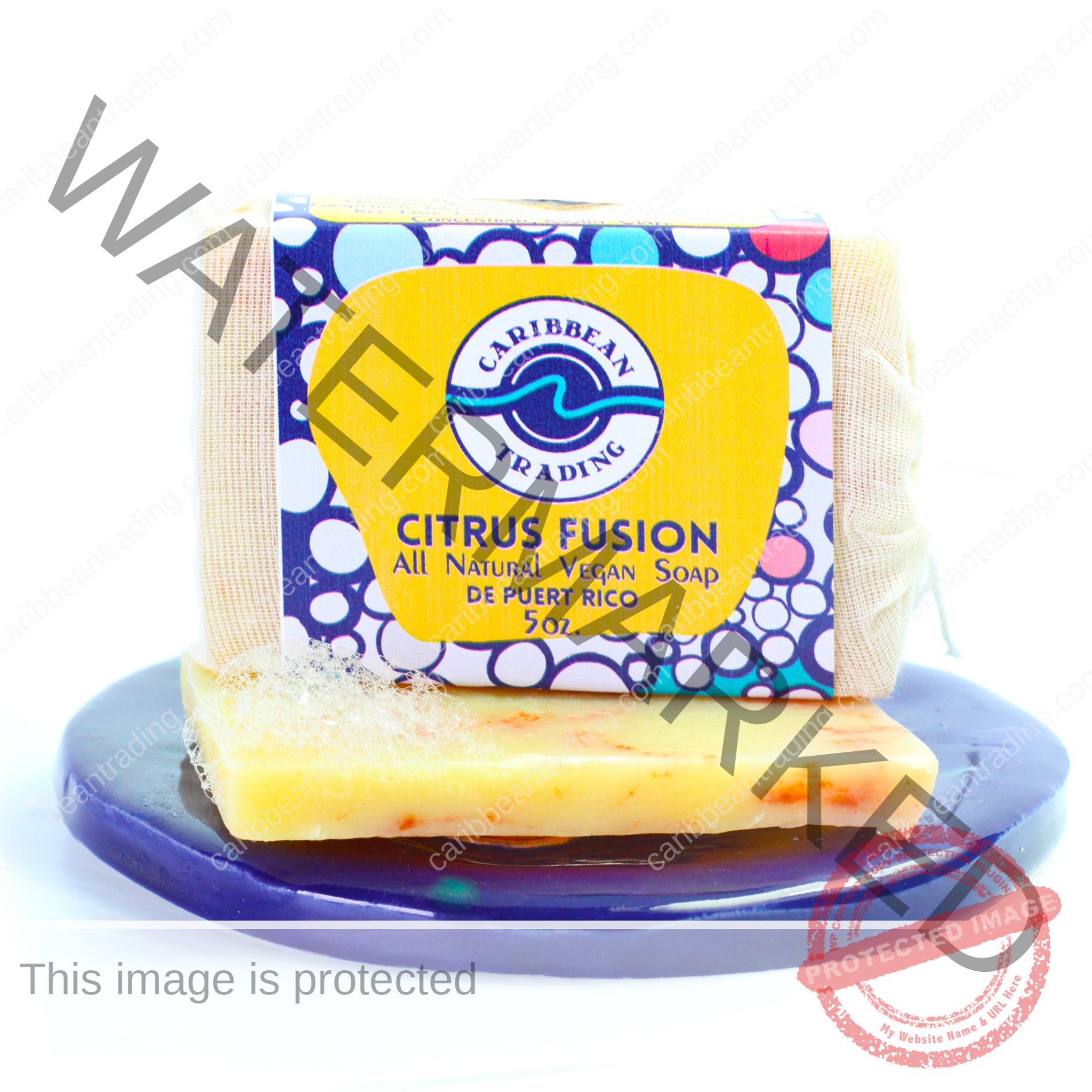 Citrus Fusion Handmade All Natural Vegan Aloe Soap