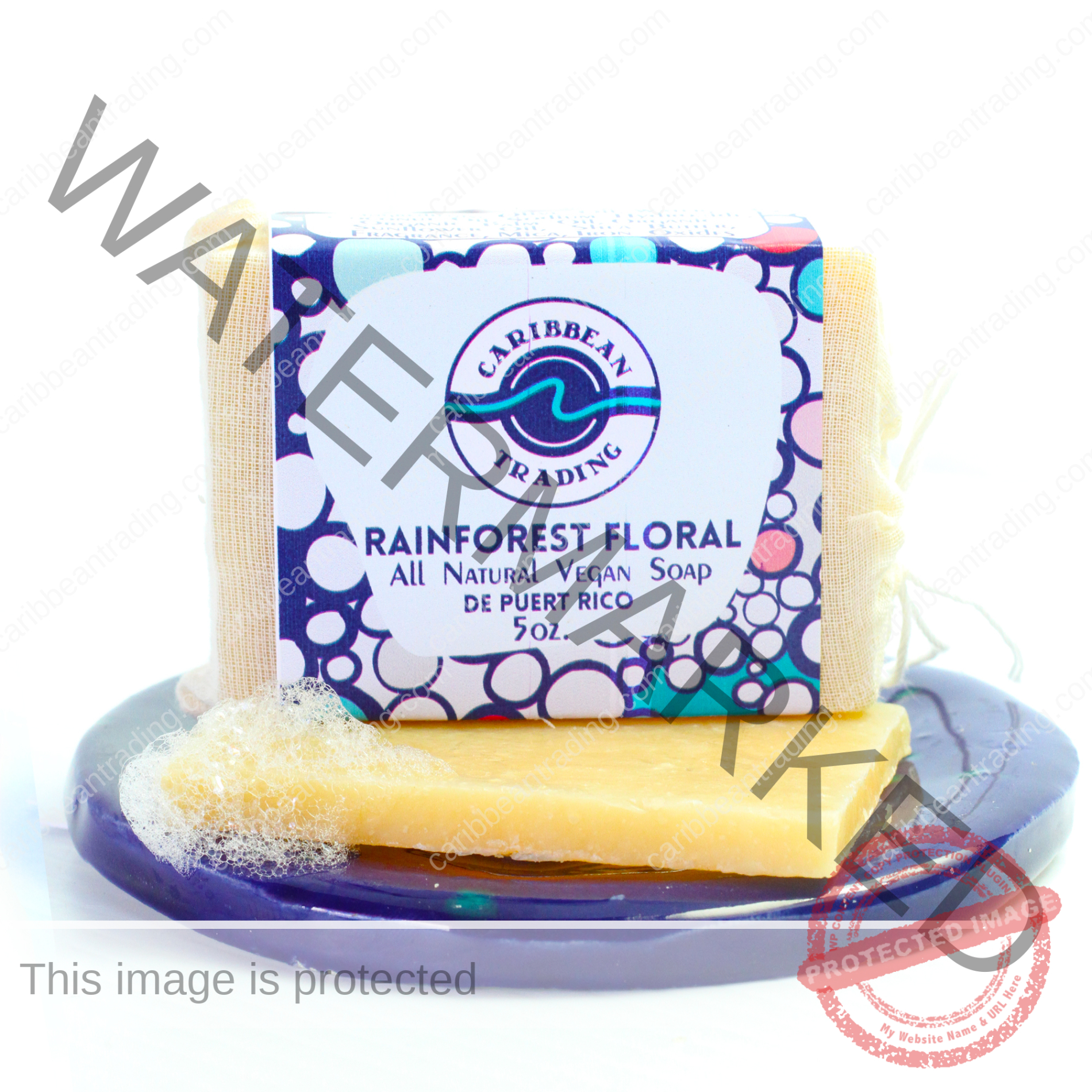 Rainforest Floral Handmade All Natural Vegan Soap