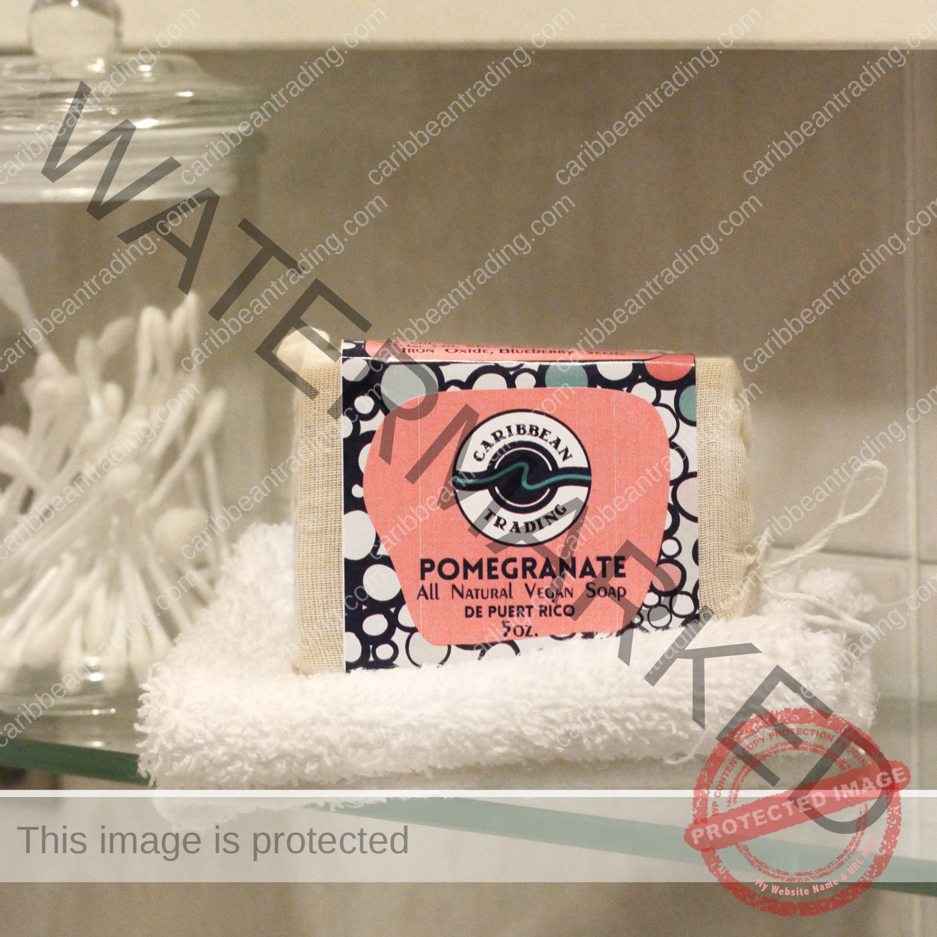 Pomegranate Vegan Handmade Soap - Image 5