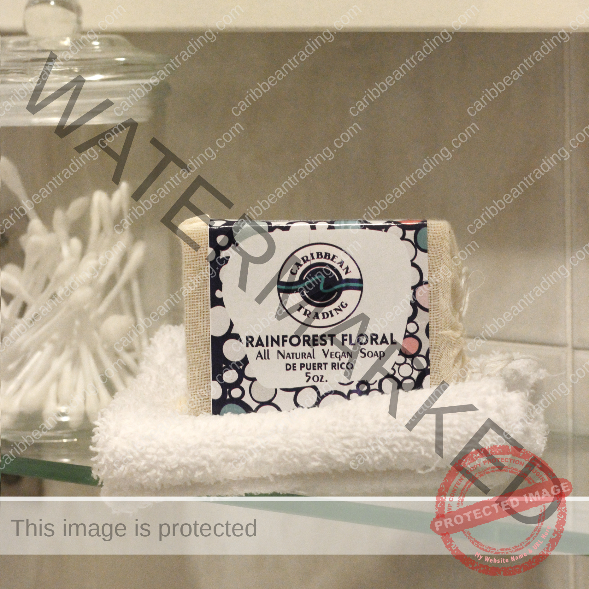 Rainforest Floral Handmade All Natural Vegan Soap - Image 5