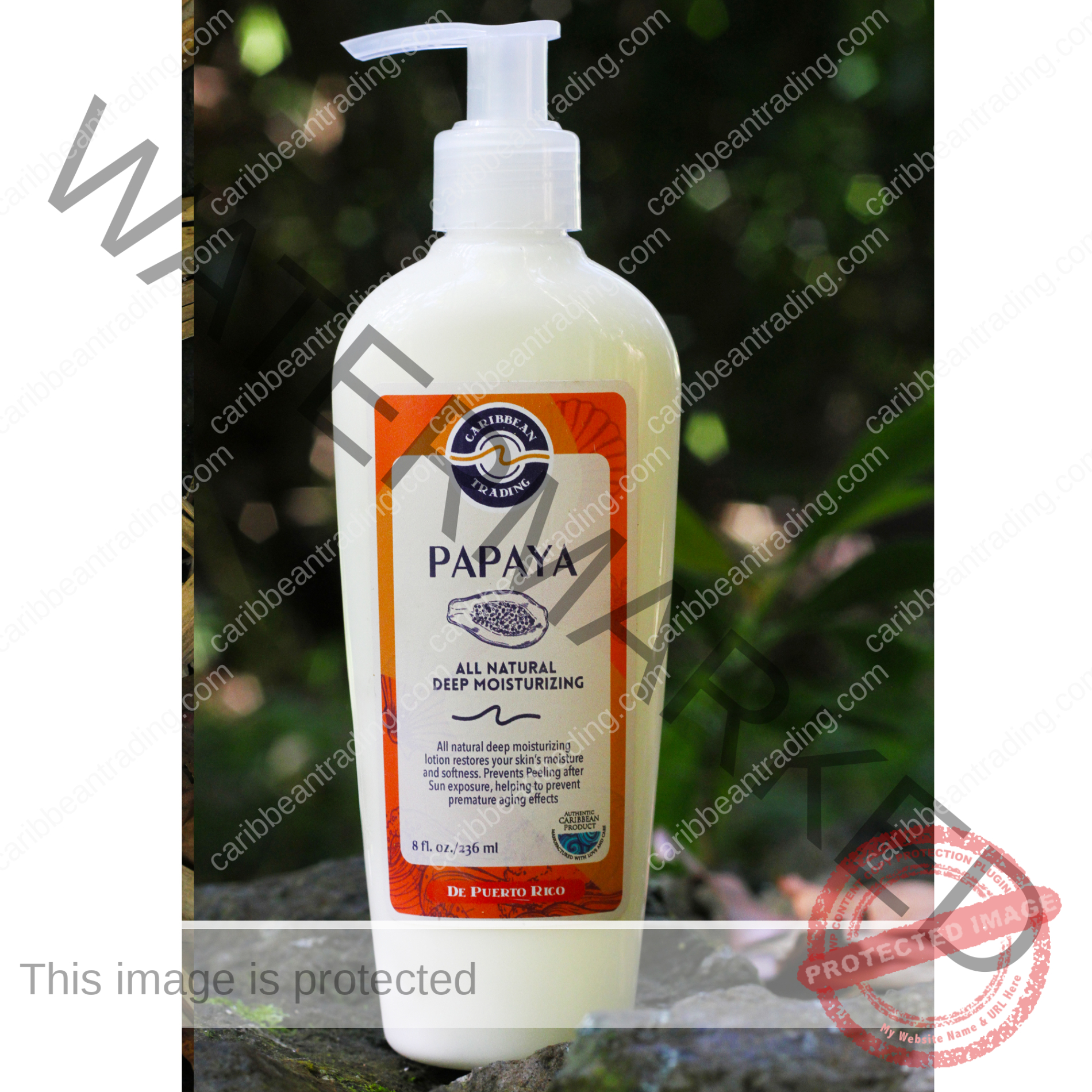 Papaya Deep Moisturizing Cream - 8 oz. - Image 2