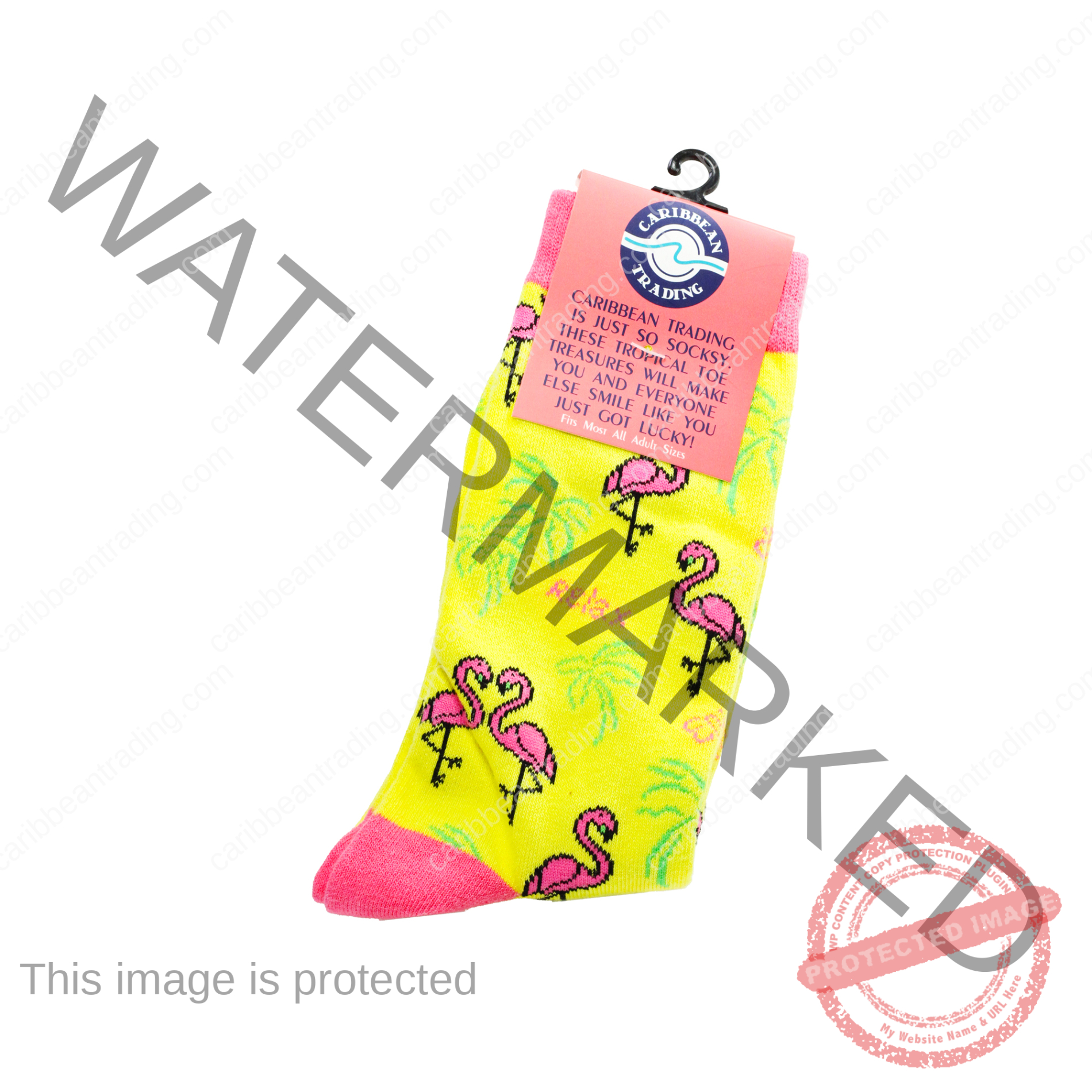 Tropical Socks Relax Flamingo - Image 4