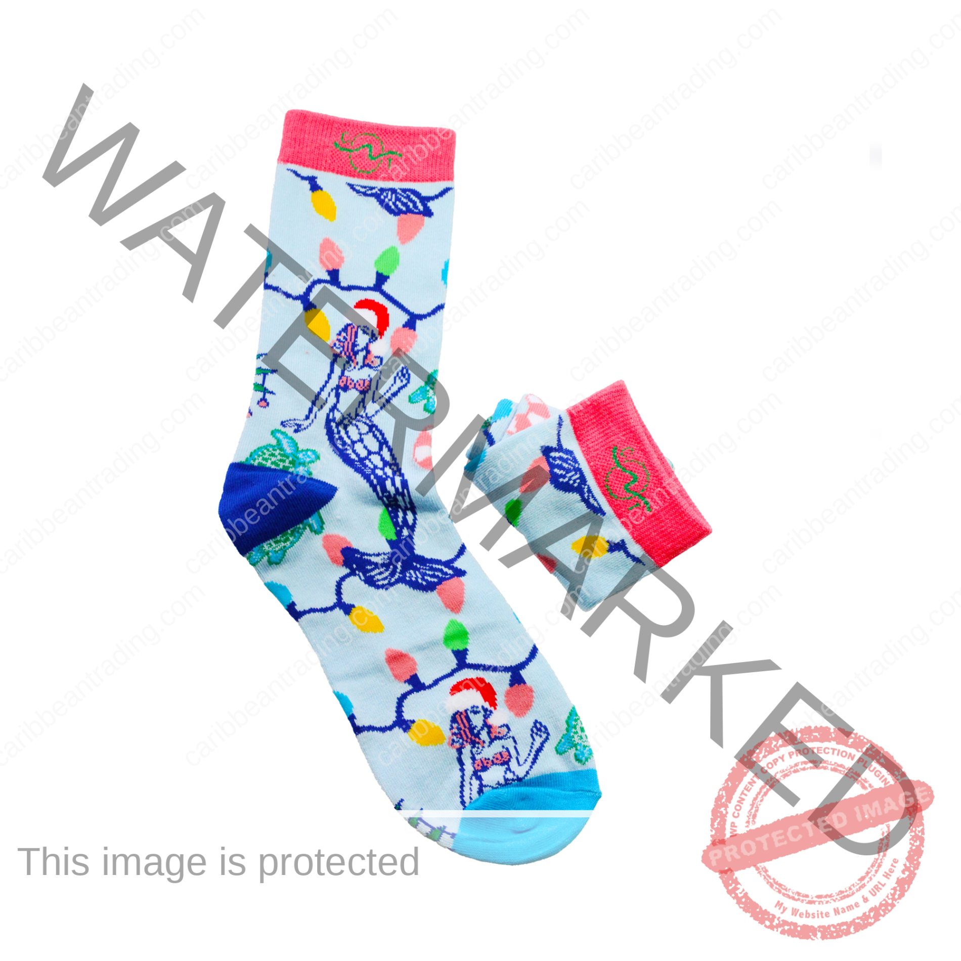 Tropical Socks Christmas Lights - Image 3